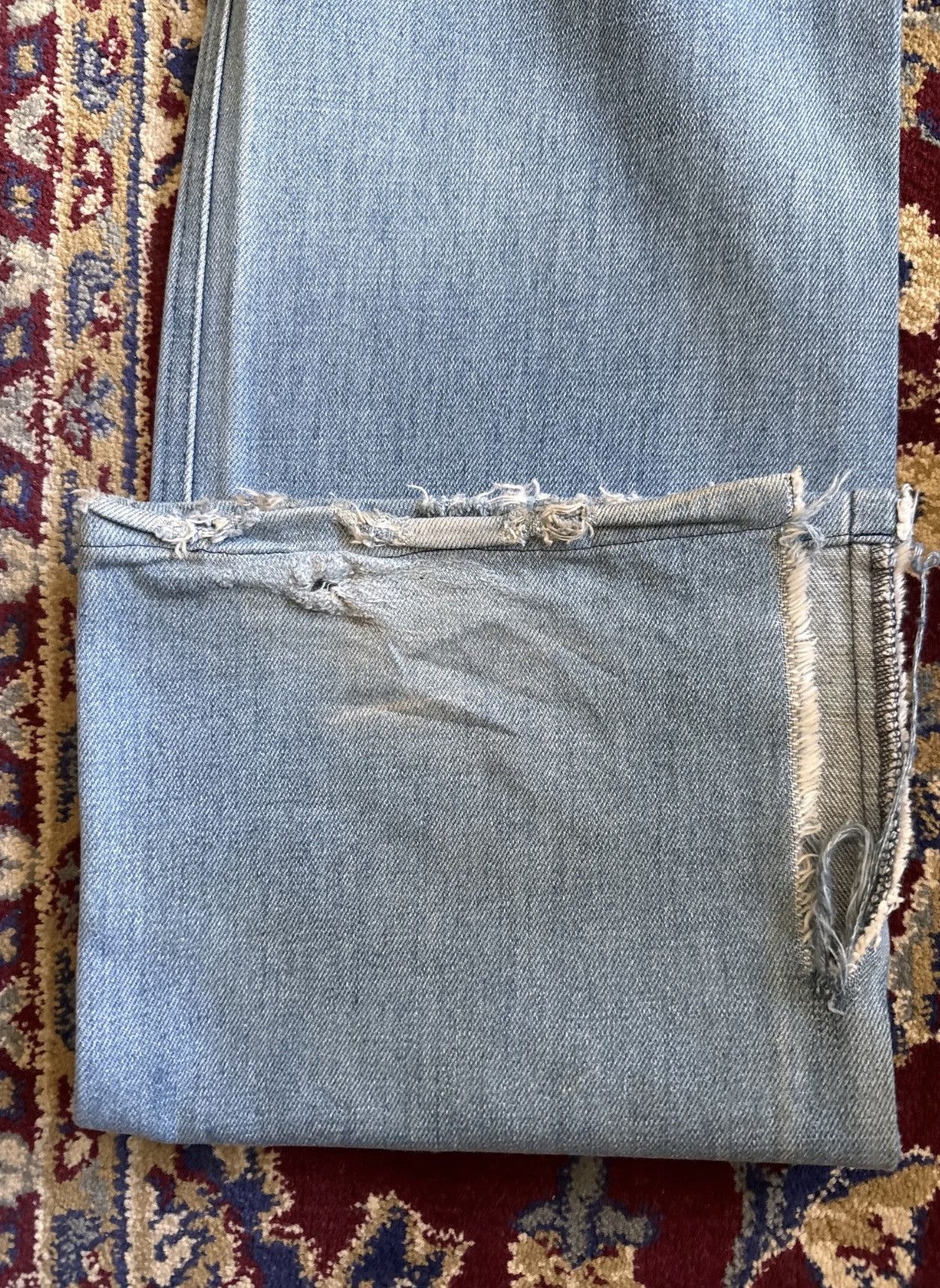 Raf Simons Raf Simons SS2005 flare jeans Size US 29 - 3 Thumbnail