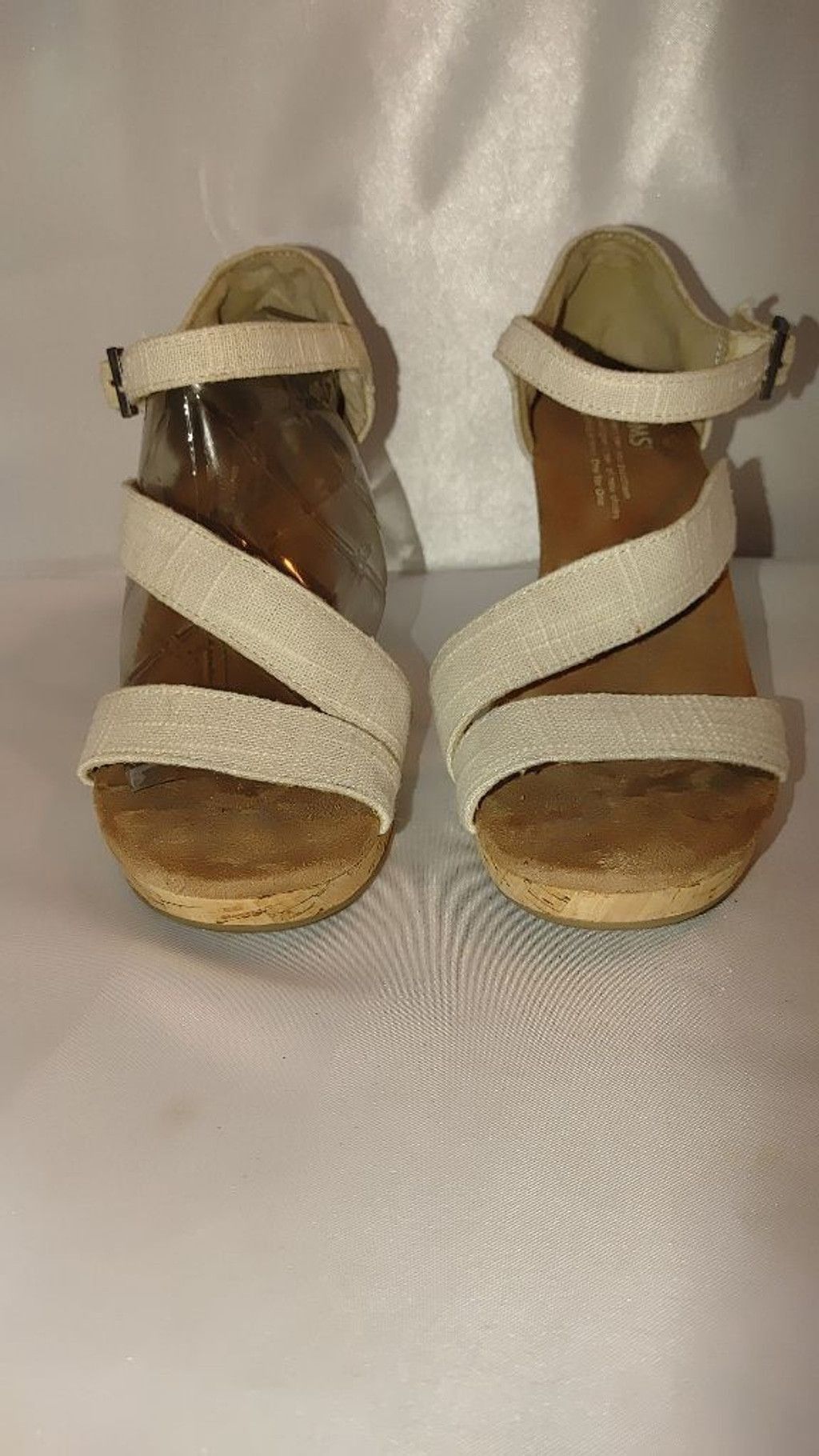 Toms Toms Clarissa Cork Wedge Sandal Size 7W Size US 7 / IT 37 - 4 Thumbnail