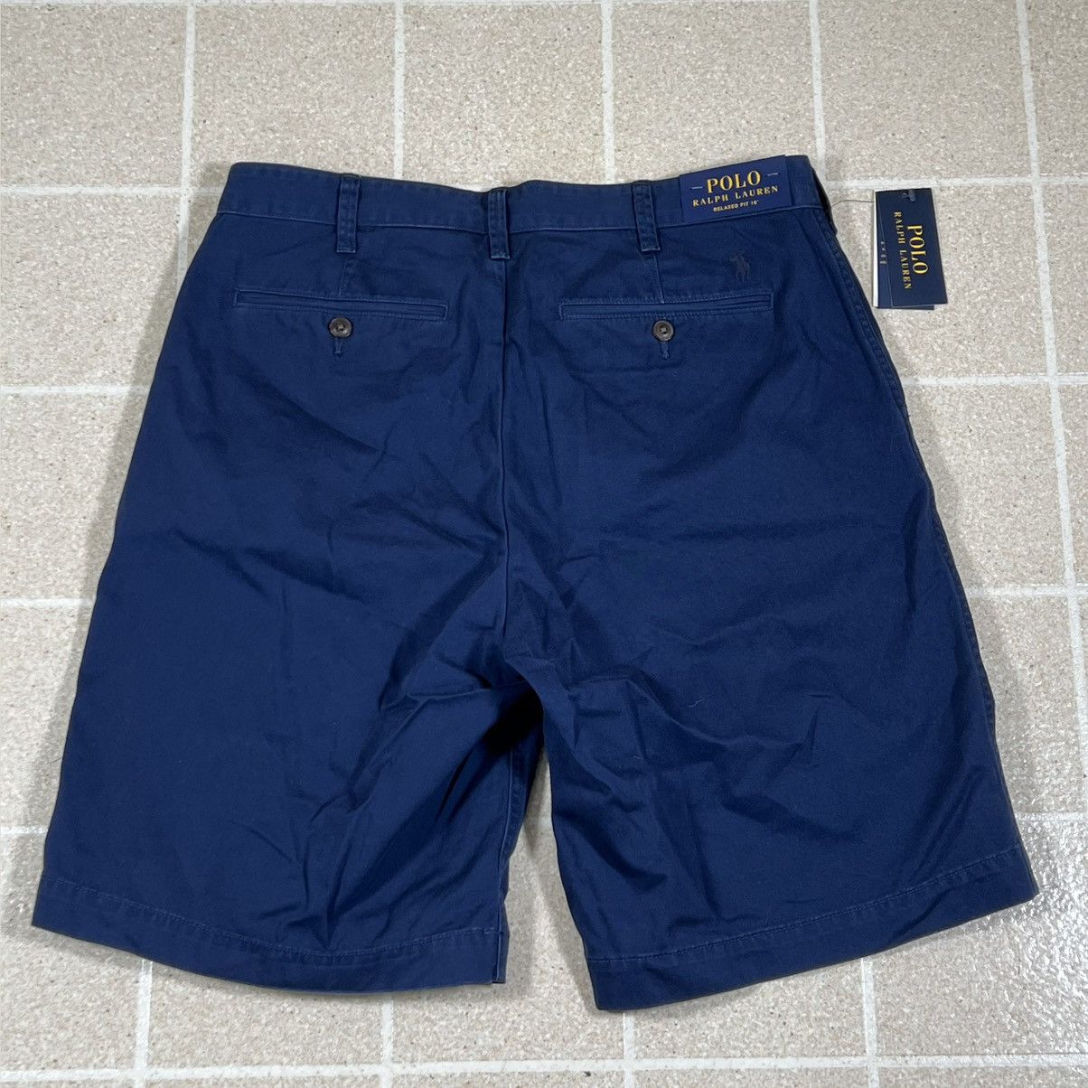 Polo Ralph Lauren Polo Ralph Lauren Shorts Navy BlueTwill Size 33 NWT Size US 33 - 3 Thumbnail