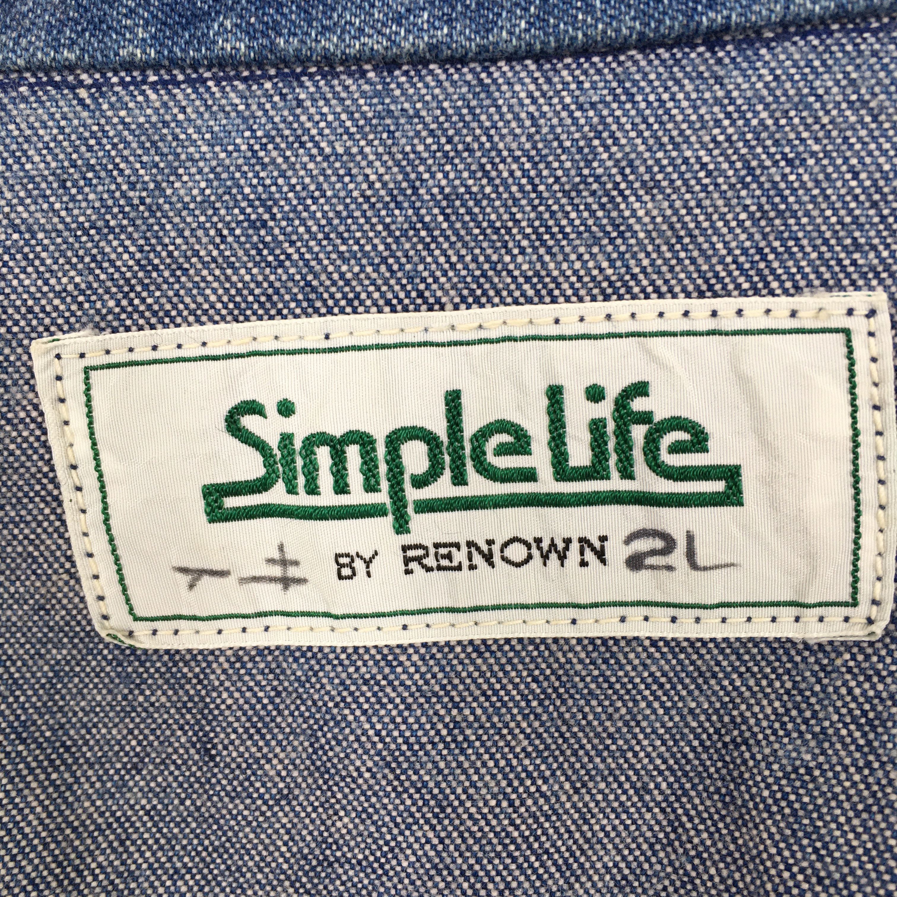 Vintage Vintage Simple Life Denim Worker Jacket Large Size US L / EU 52-54 / 3 - 8 Thumbnail