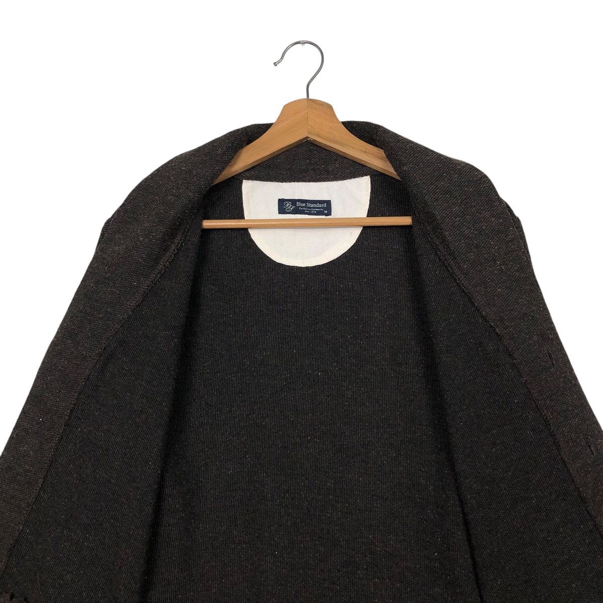 Japanese Brand × Vintage 📌Vintage Wool Chore Jacket Blue Standard Issey Miyake Size US M / EU 48-50 / 2 - 15 Thumbnail