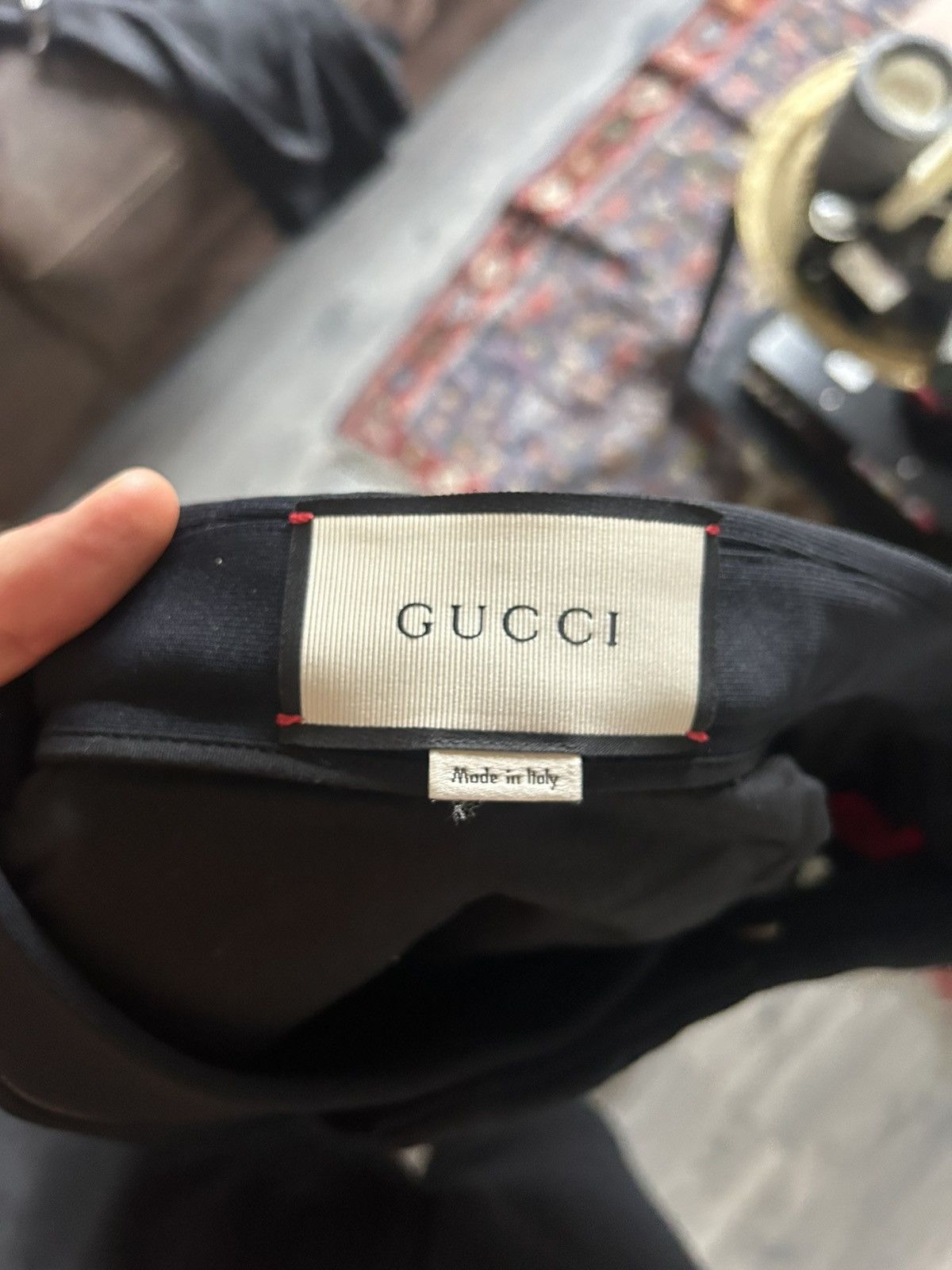 Gucci Gucci Black Flared Pants with Red Side Stripes Size US 30 / EU 46 - 8 Thumbnail