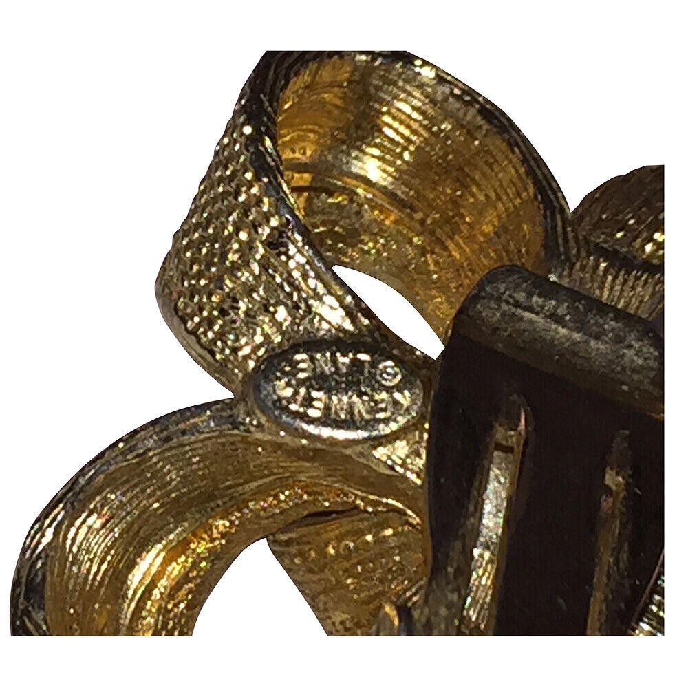 Designer Kenneth Lane Textured Ribbon 3D Earrings Size ONE SIZE - 6 Thumbnail