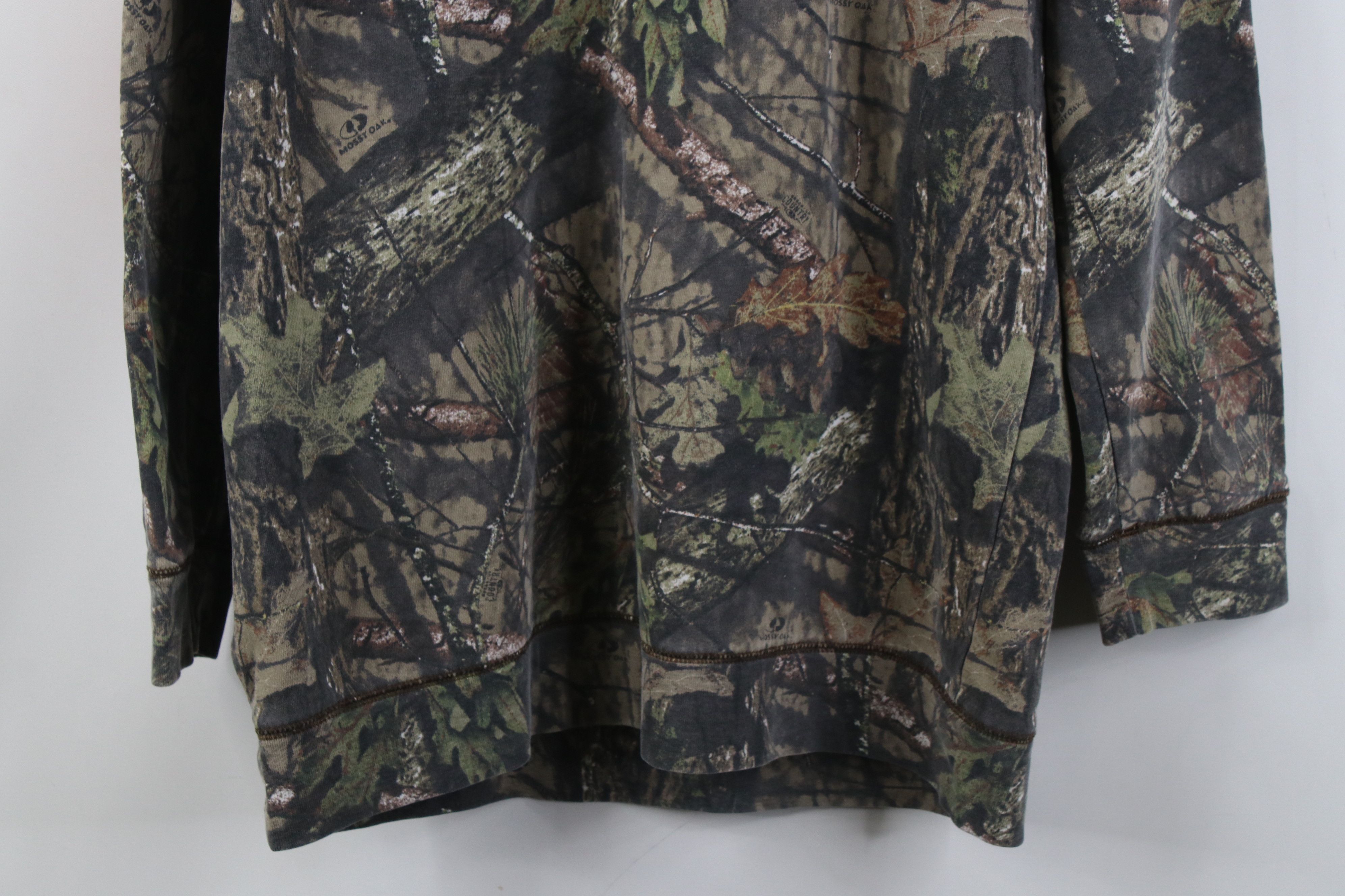 Carhartt Vintage 90s Y2K Carhartt Mossy Oak Hoodie Sweatshirt Size S / US 4 / IT 40 - 14 Thumbnail