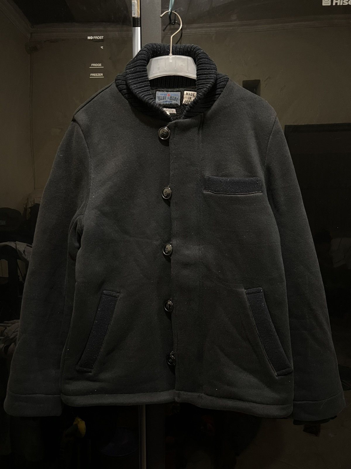 Blue Blue Japan Rare Blue Blue Japan Heavy Weight Wool Deck Jacket Size US S / EU 44-46 / 1 - 4 Thumbnail