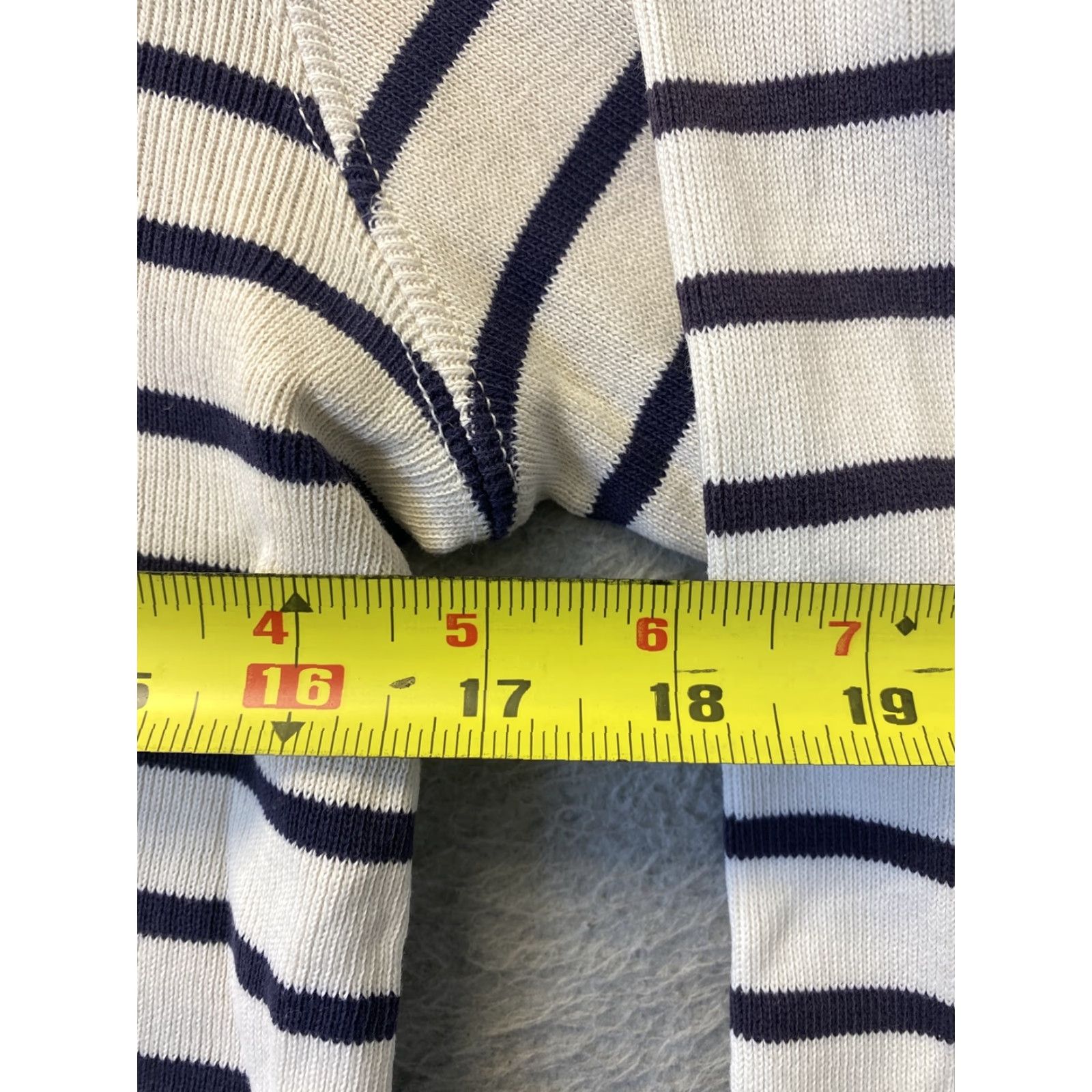 Banana Republic Banana Republic Women's Blouse S Multicolor Stripes Long Sleeve Mock Neck Casual Shirt Size S / US 4 / IT 40 - 5 Thumbnail