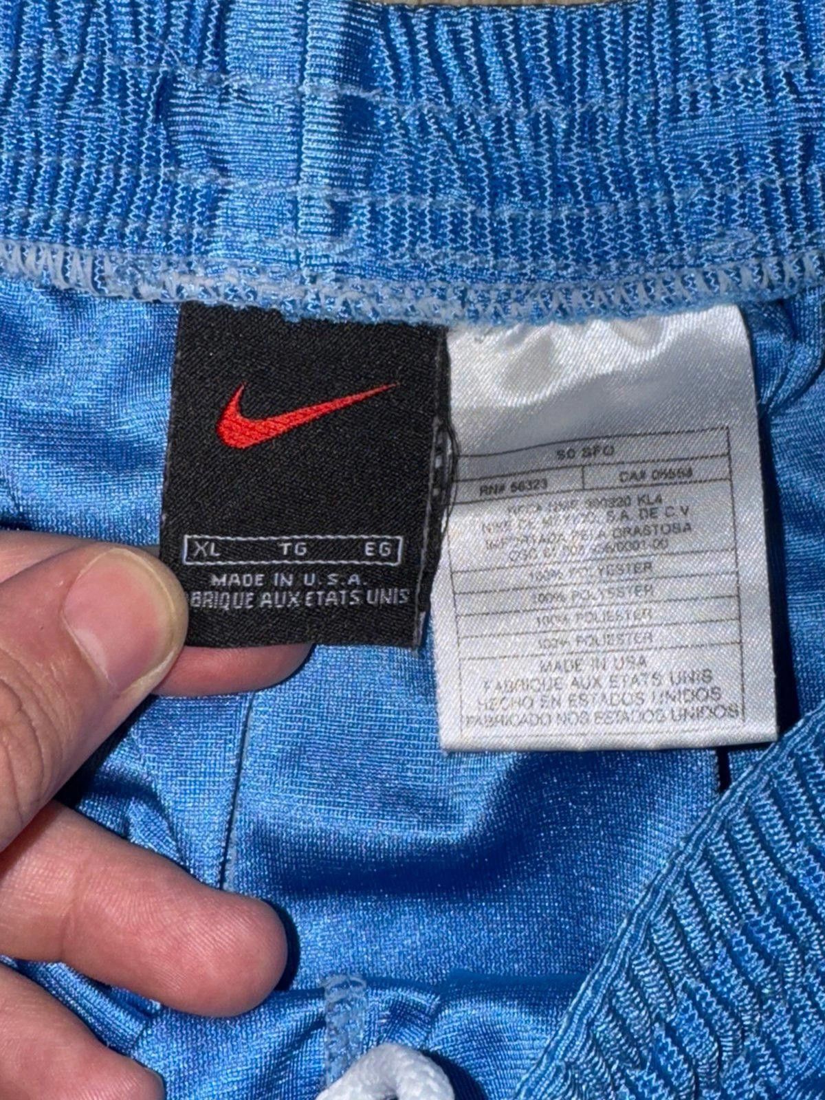 Nike Vintage Y2K Nike Baby Blue Satin Dazzle Shorts Sz XL Grail Size US 36 / EU 52 - 3 Thumbnail