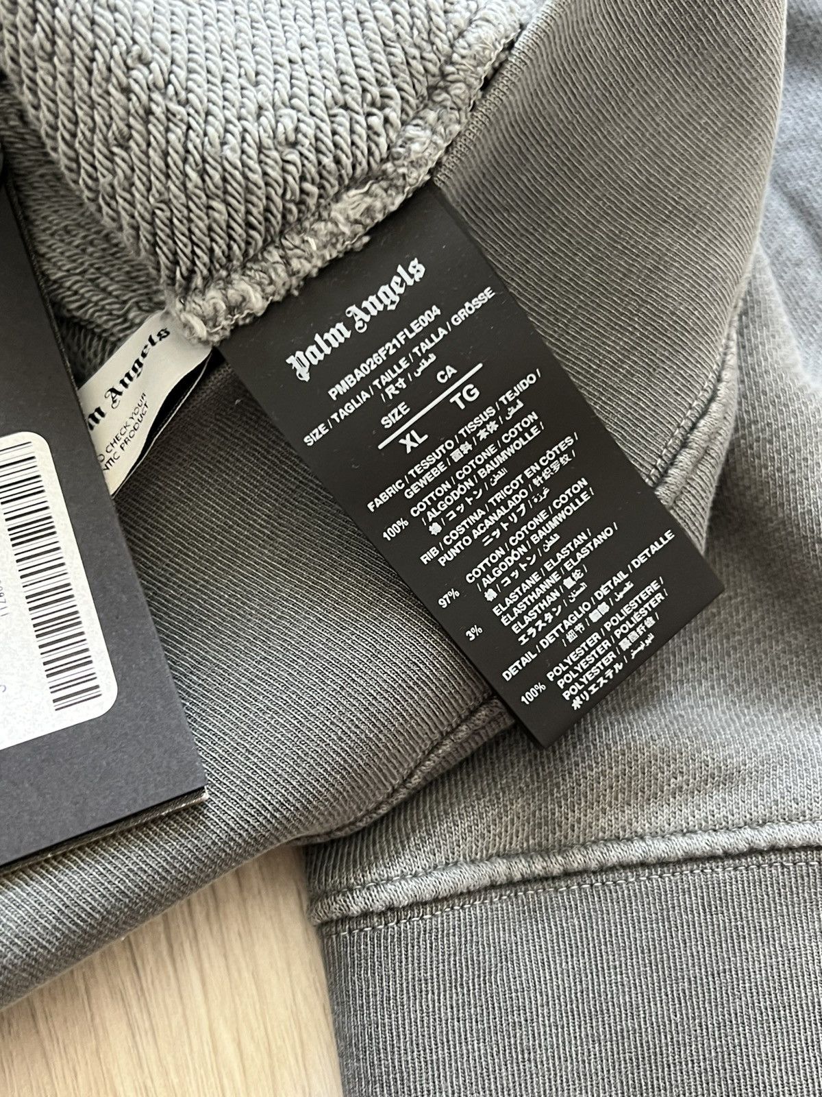 Palm Angels Grey Sweatshirt in Gray, Men's (Size Xl) — image 4 of 6
