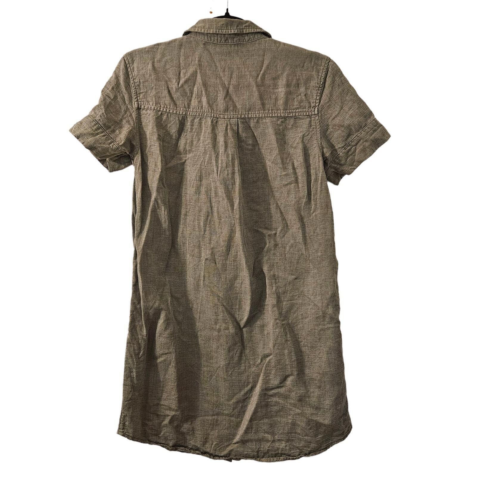 Lucky Brand Lucky Brand Short Sleeve Button-Up Dress - SZ Small Size S / US 4 / IT 40 - 2 Thumbnail