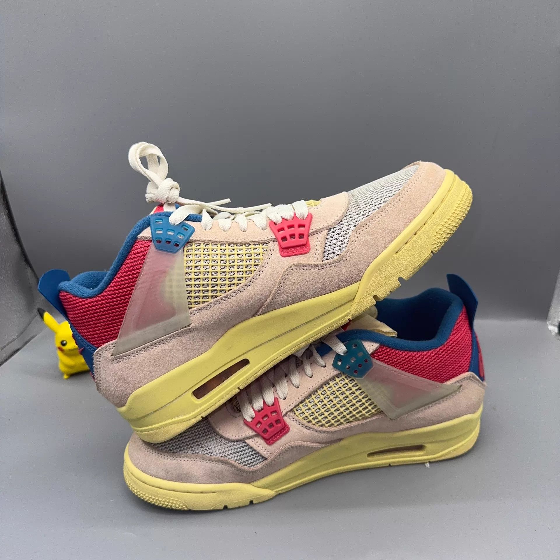Nike Jordan AJ4 Union Pink Blue 43 DC9533-800 Size US 9.5 / EU 42-43 - 5 Thumbnail