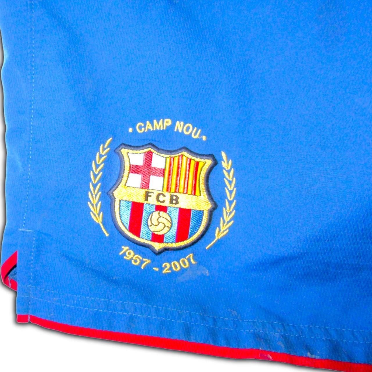 Nike Fc Barcelona Spain 2004 2005 Home Shirt Jersey Size US 31 - 3 Thumbnail