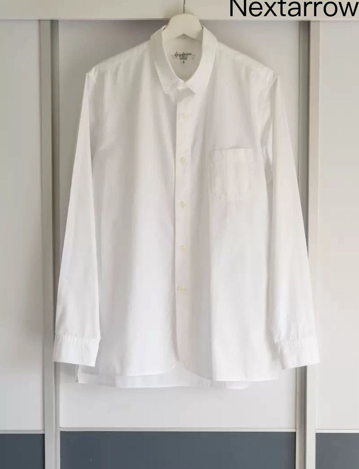 Yohji Yamamoto Yohji Yamamoto 10aw Doll Collar White Shirt 2412-Nextarrow Size US M / EU 48-50 / 2 - 1 Thumbnail