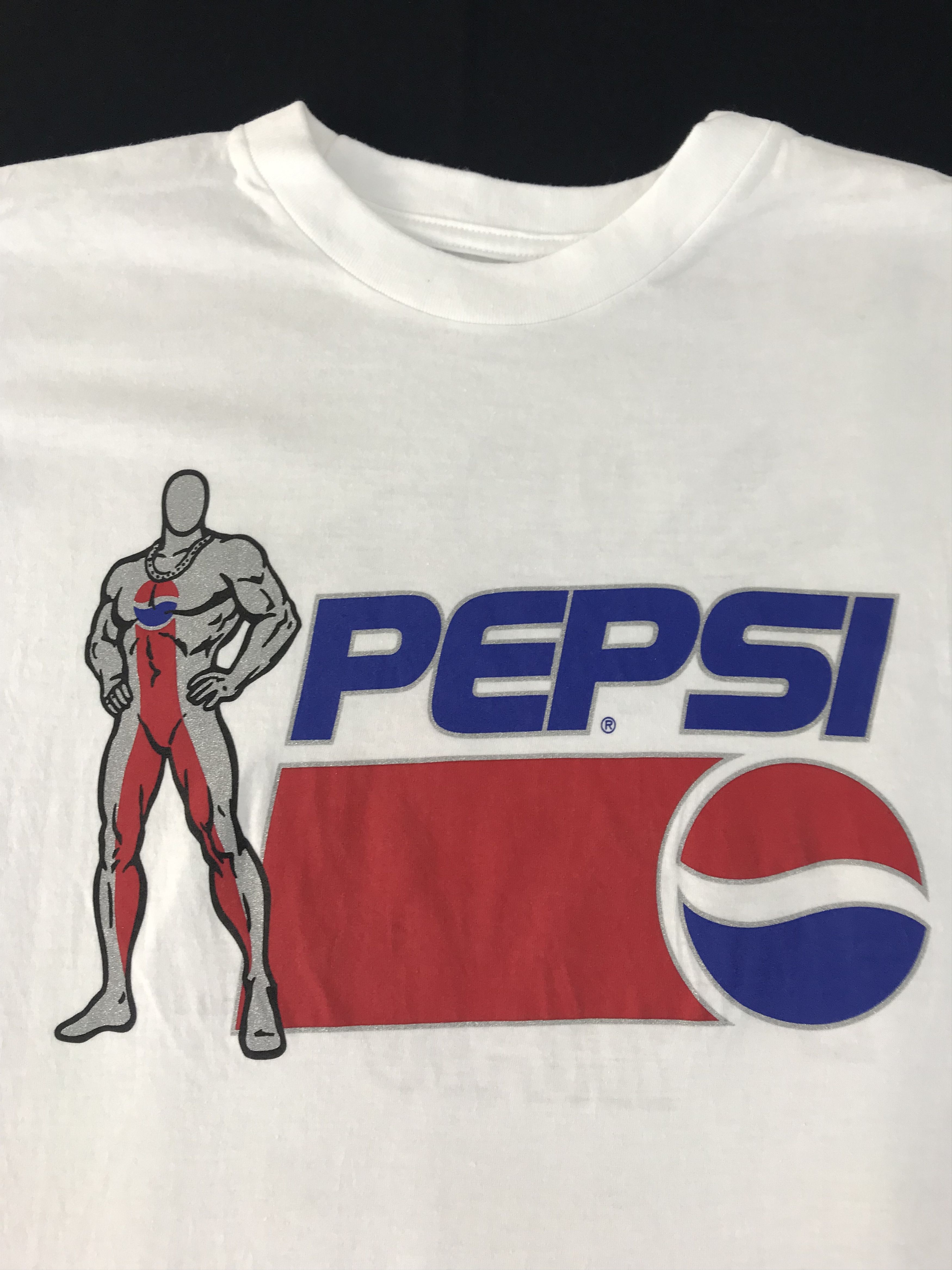 Pepsi Pepsi Man By Pepsi Big Logo Printed Tee T-shirt Size S / US 4 / IT 40 - 4 Thumbnail