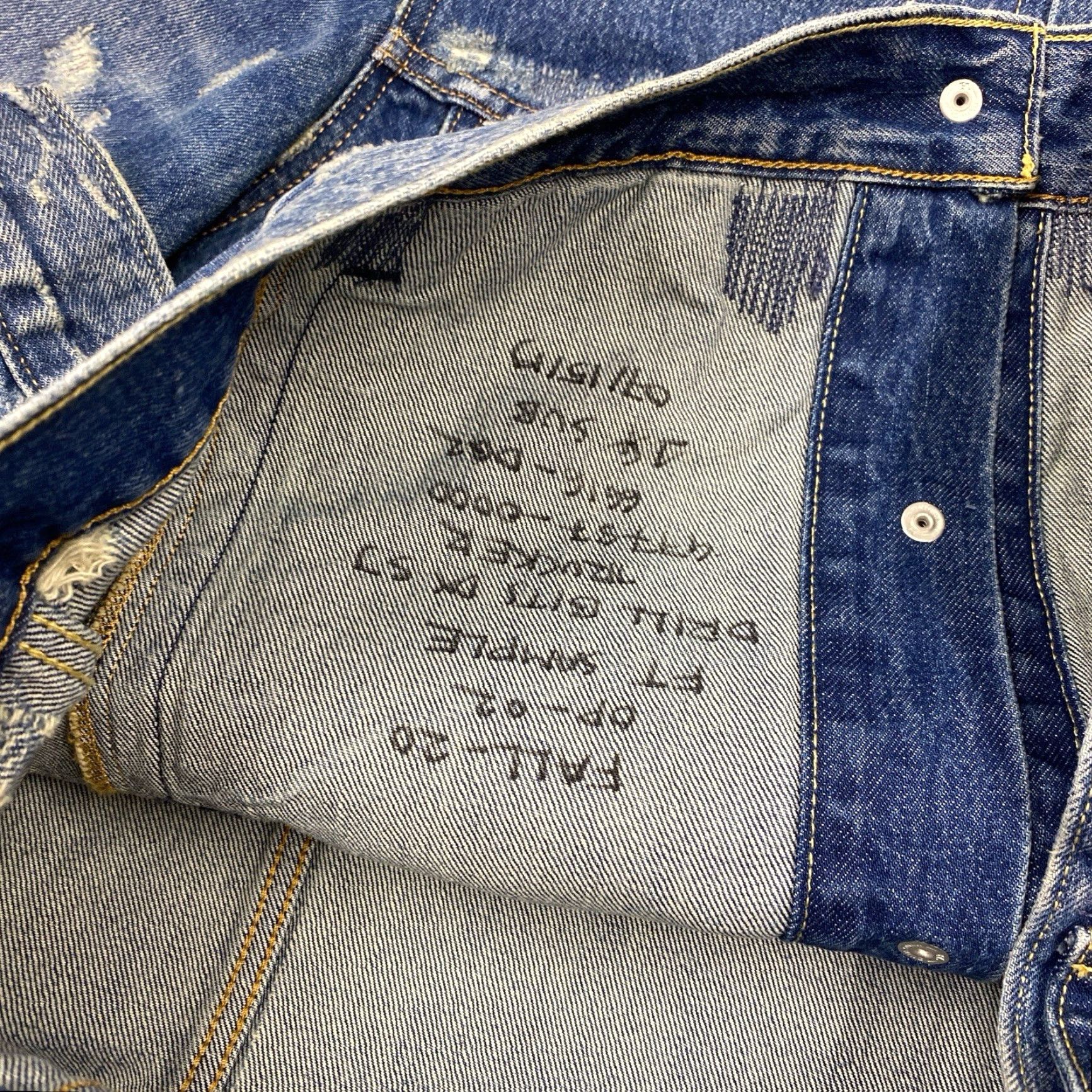 Levi's VINTAGE Sample Tag Levi's Denim Stock Trucker Jacket M Blue Men Jacket Jean Collared Denim 1990s? Size US M / EU 48-50 / 2 - 3 Thumbnail