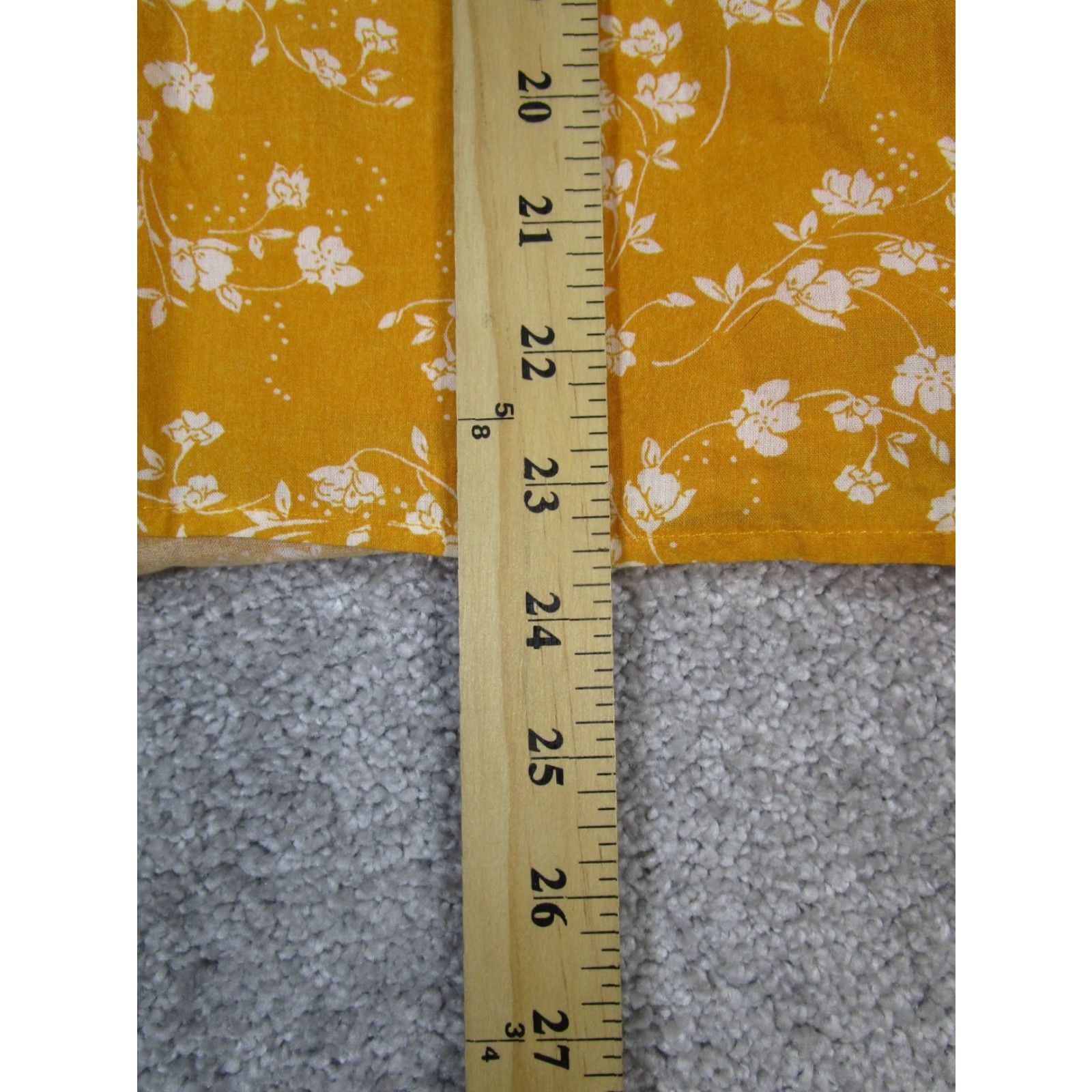Vintage MAEVE Shirt Womens XL Yellow White Floral Tank Top Sleeveless Square Neck Pullover Cotton - Floral Pattern - 90s/Concert? (if applicable) Womens Size XL / US 12-14 / IT 48-50 - 8 Thumbnail
