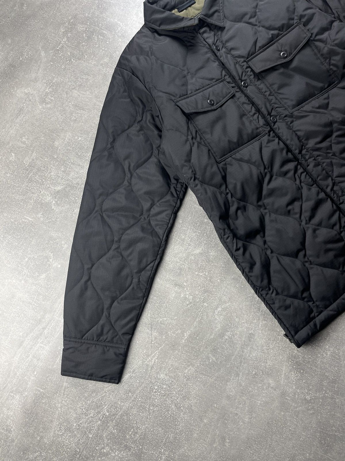 TAION TAION Military Quilted Down Shirt Jacket Black Size M Size US L / EU 52-54 / 3 - 3 Thumbnail