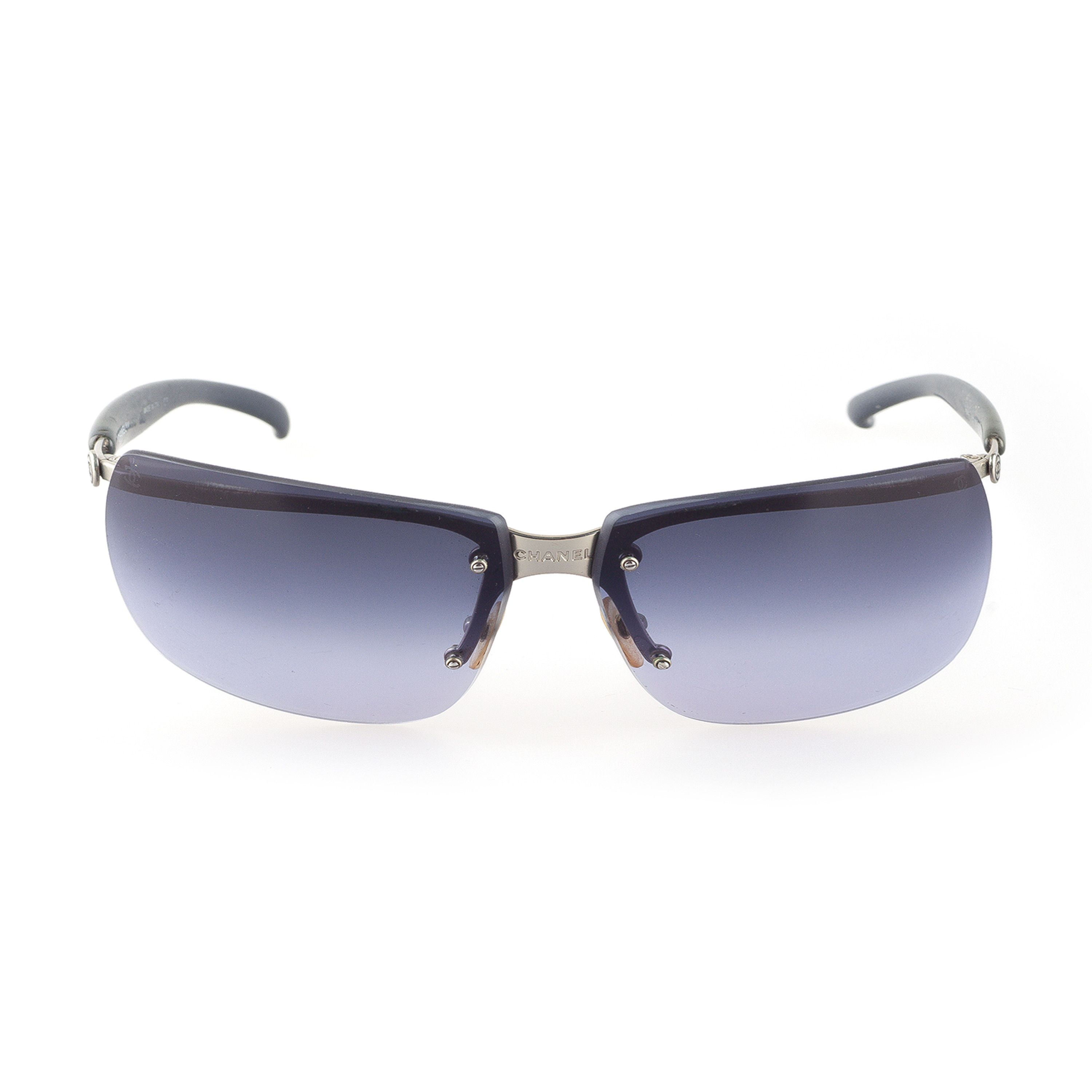 Chanel Chanel 4011 C 123/79 Blue Vintage Sunglasses Size ONE SIZE - 3 Thumbnail
