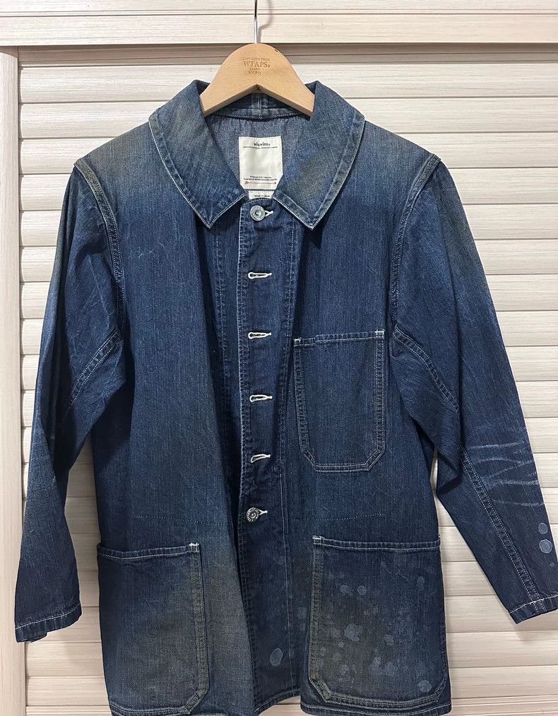 Visvim Visvim Bucky Coverall Dry Denim Jacket-2506 Size US S / EU 44-46 / 1 - 1 Thumbnail