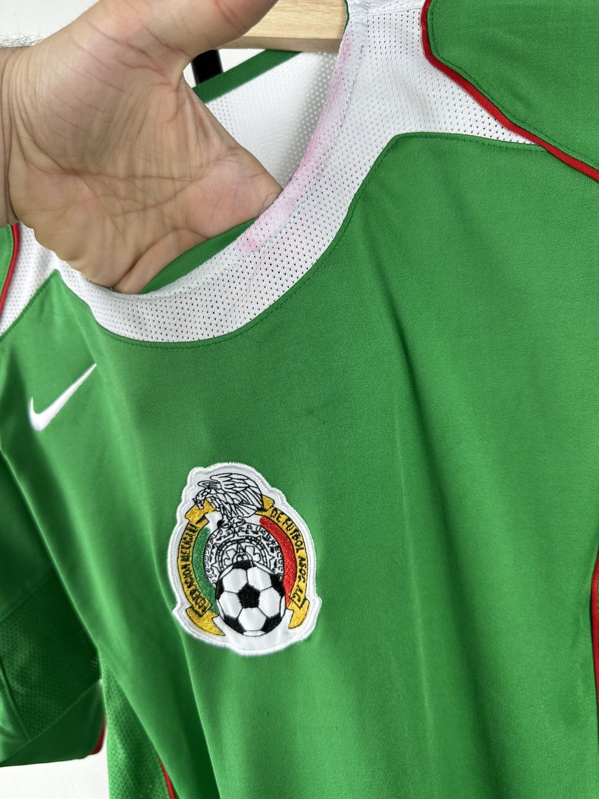 Nike Vintage Mexico 2004-06 Home Jersey Nike Total 90 T90 Size L Size US L / EU 52-54 / 3 - 6 Thumbnail