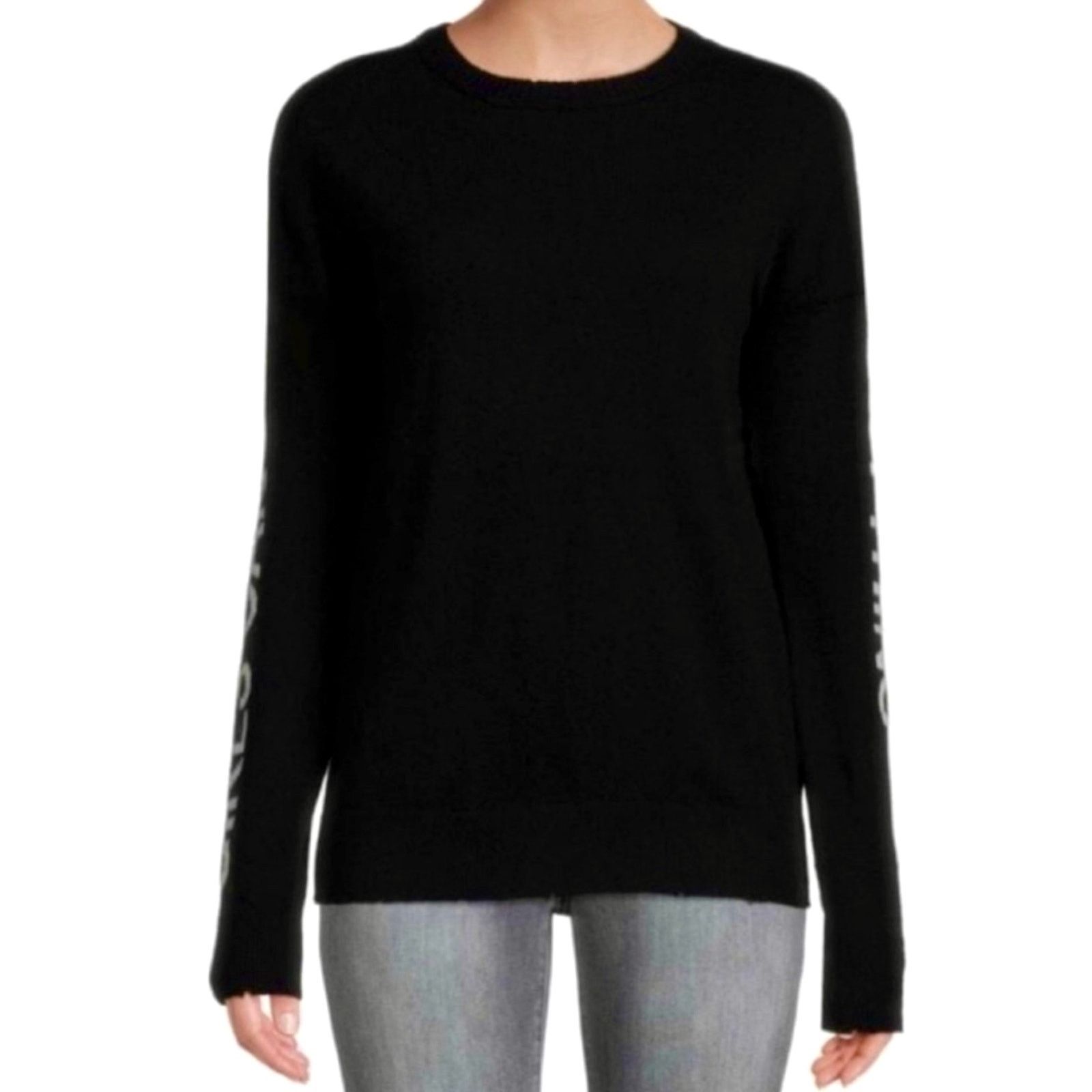 Zadig & Voltaire Zadig & Voltaire Cashmere Gaby Girls Can Do Sweater XS Size XS / US 0-2 / IT 36-38 - 5 Thumbnail