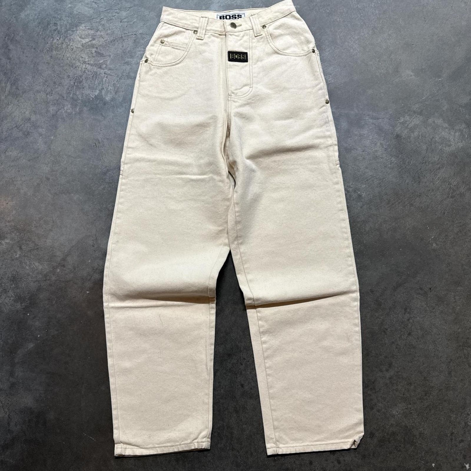 Vintage Vintage 90s Y2K BOSS Baggy Skater Deep Pockets Denim Jeans Size US 28 / EU 44 - 3 Thumbnail
