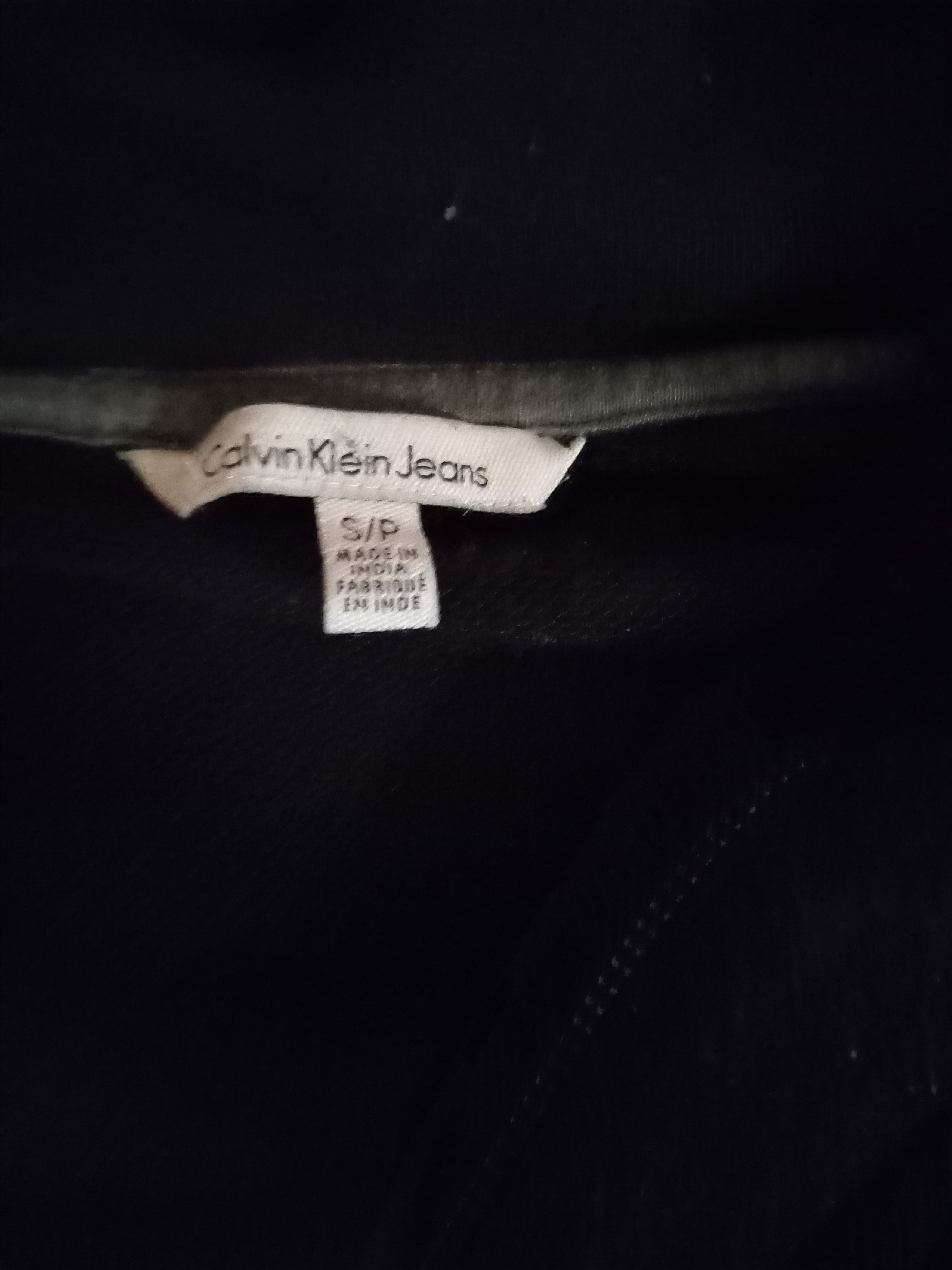 Calvin Klein Black Calvin Klein neck zip long-sleeved turtle neck Size US S / EU 44-46 / 1 - 2 Thumbnail