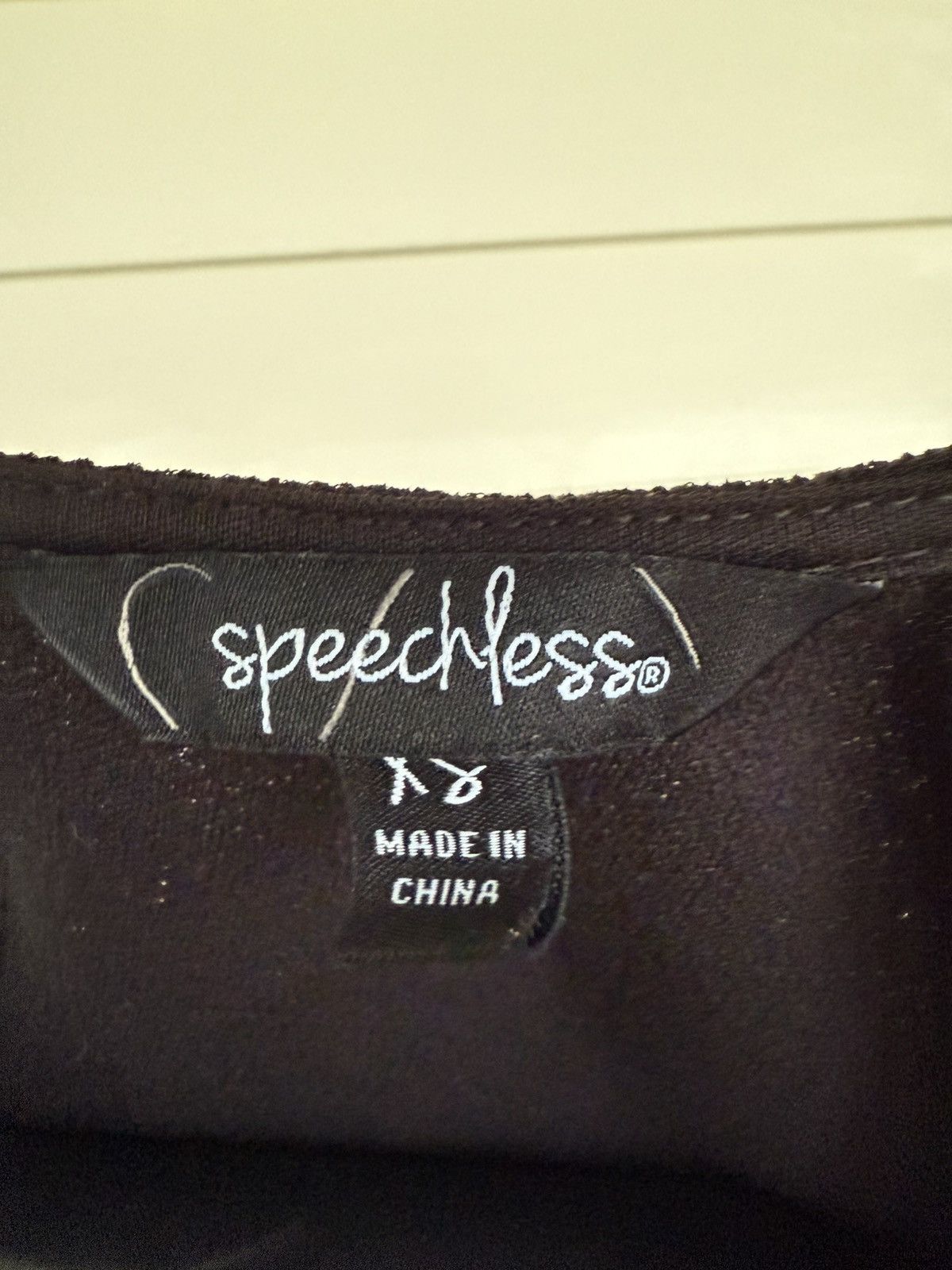 Other Speechless Black Glitter Sparkle Faux Wrap Dress Size XS Size XS / US 0-2 / IT 36-38 - 9 Thumbnail