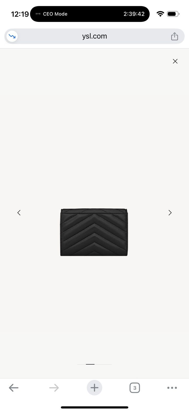 Yves Saint Laurent Small wallet Size ONE SIZE - 2 Thumbnail