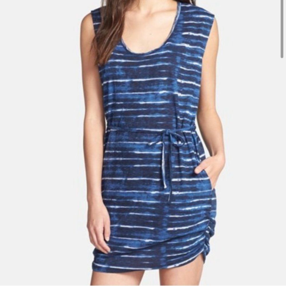 Joie Soft Joie Blue Cotton Dress Size XS Size XS / US 0-2 / IT 36-38 - 7 Thumbnail