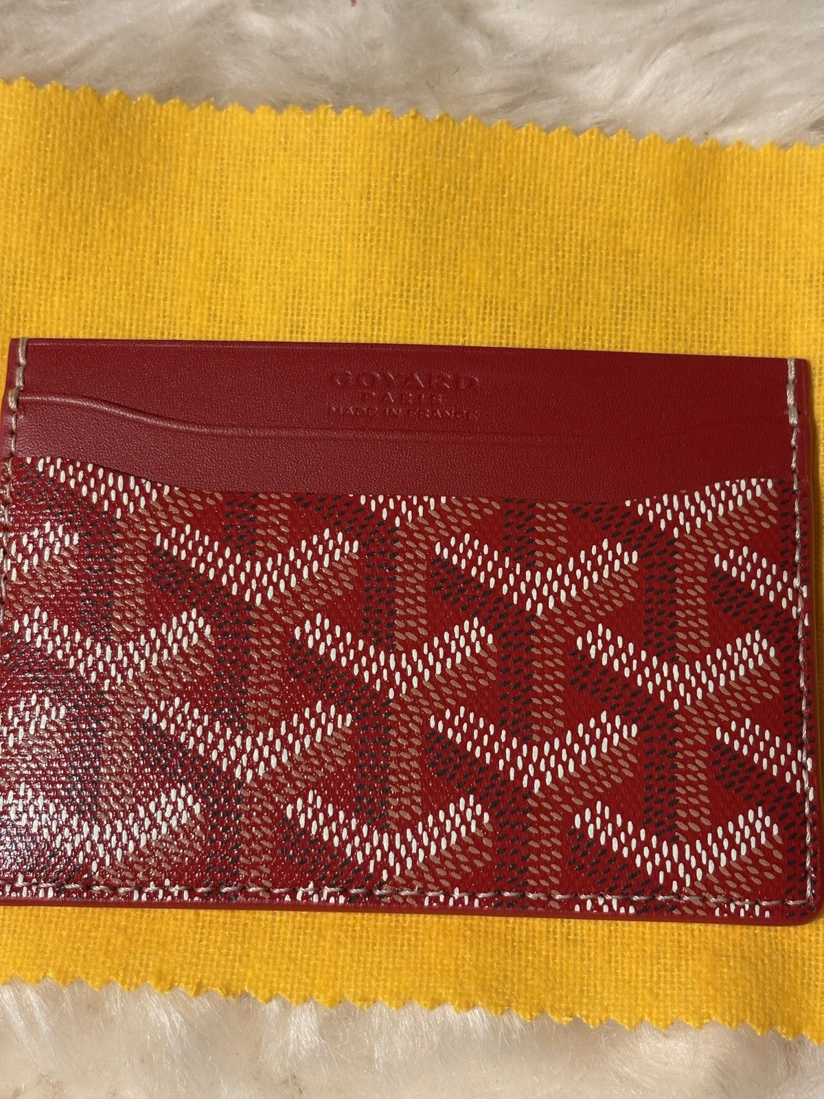 Goyard CARD HOLDER « SAINT-SULPICE » GOYARD RED Size ONE SIZE - 2 Thumbnail