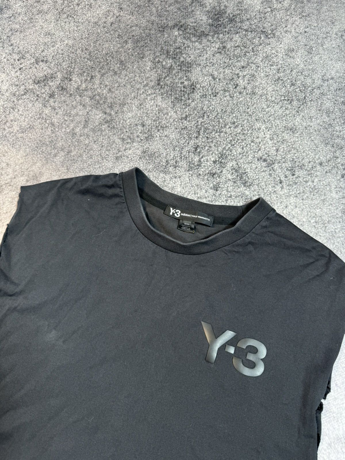 Y-3 × Yohji Yamamoto Y2K Y-3 Yohji Yamamoto Tank Top Avant Garde Streetwear Style Size US M / EU 48-50 / 2 - 2 Thumbnail
