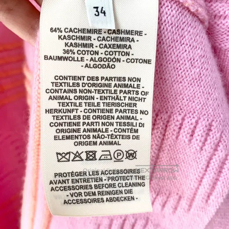 Hermes Hermes Pink Knitted Sweater for Women Size XXS / US 00 / IT 34 - 7 Thumbnail