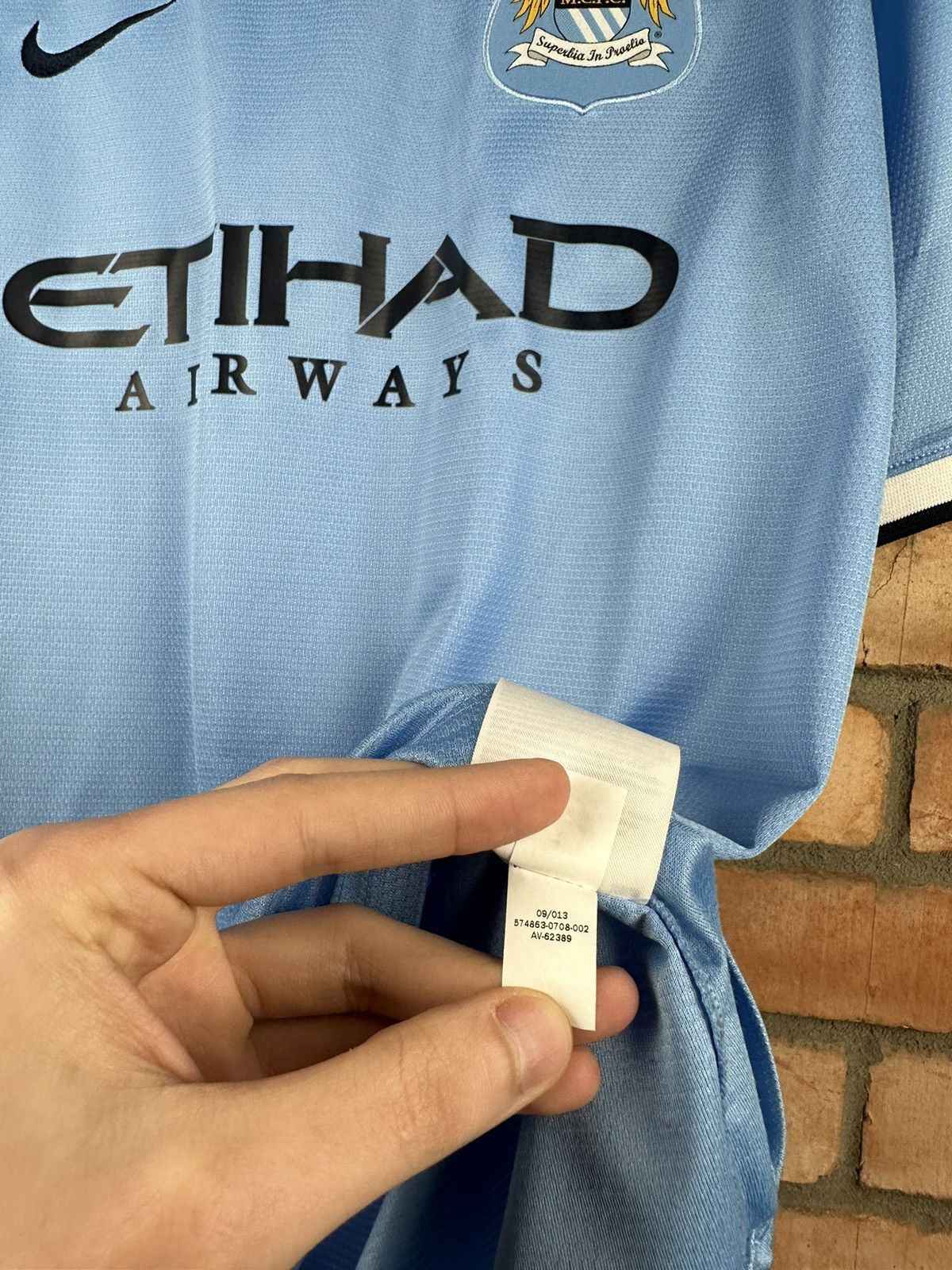 Vintage Nike Manchester City Jersey