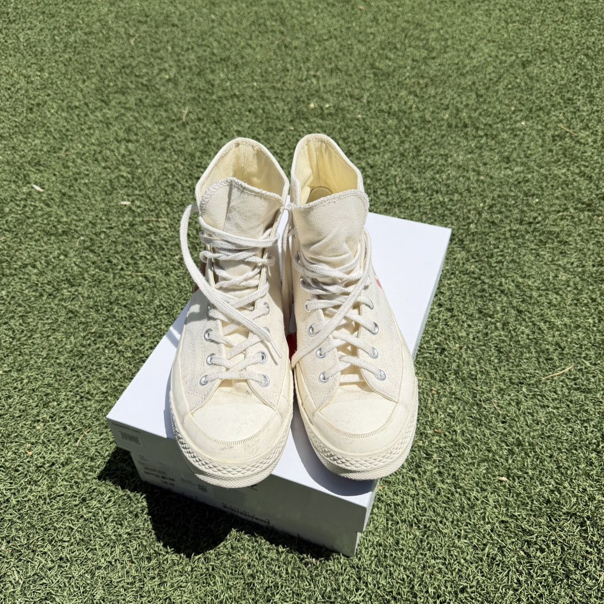Comme des Garcons PLAY × Converse CDG Play Converse Chuck 70 Hi-Top Size US 10 / EU 43 - 2 Thumbnail