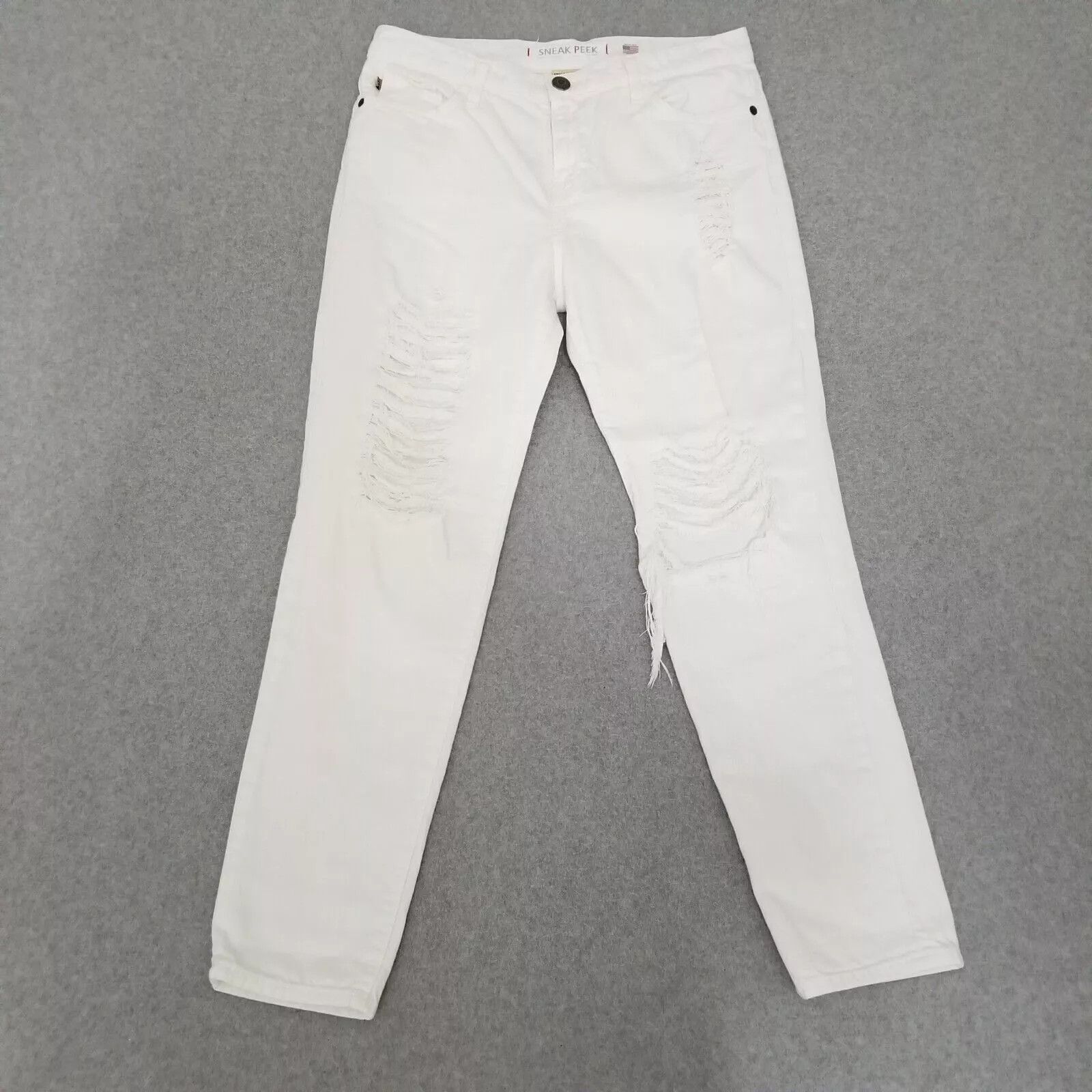 Other Sneak Peek Jeans Womens 5 Denim Distressed Mid Rise 31x27 Size 31" - 1 Thumbnail