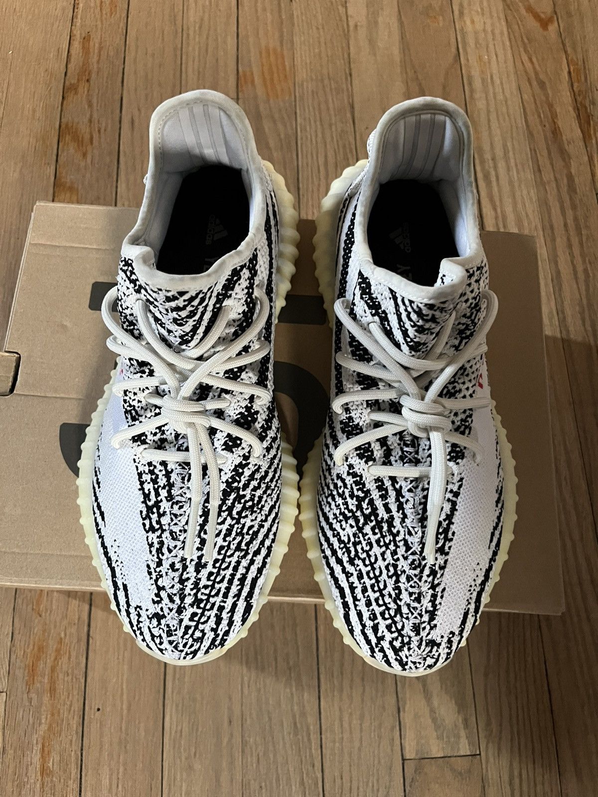 Adidas × Kanye West Yeezy Boost 350 V2 ‘Zebra’ 2017 Size US 9.5 / EU 42-43 - 3 Thumbnail