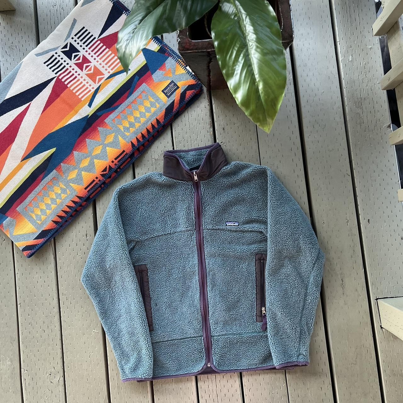 Patagonia Vintage Patagonia Deep Pile Fleece Jacket Retro X Full Zip Size US L / EU 52-54 / 3 - 4 Thumbnail