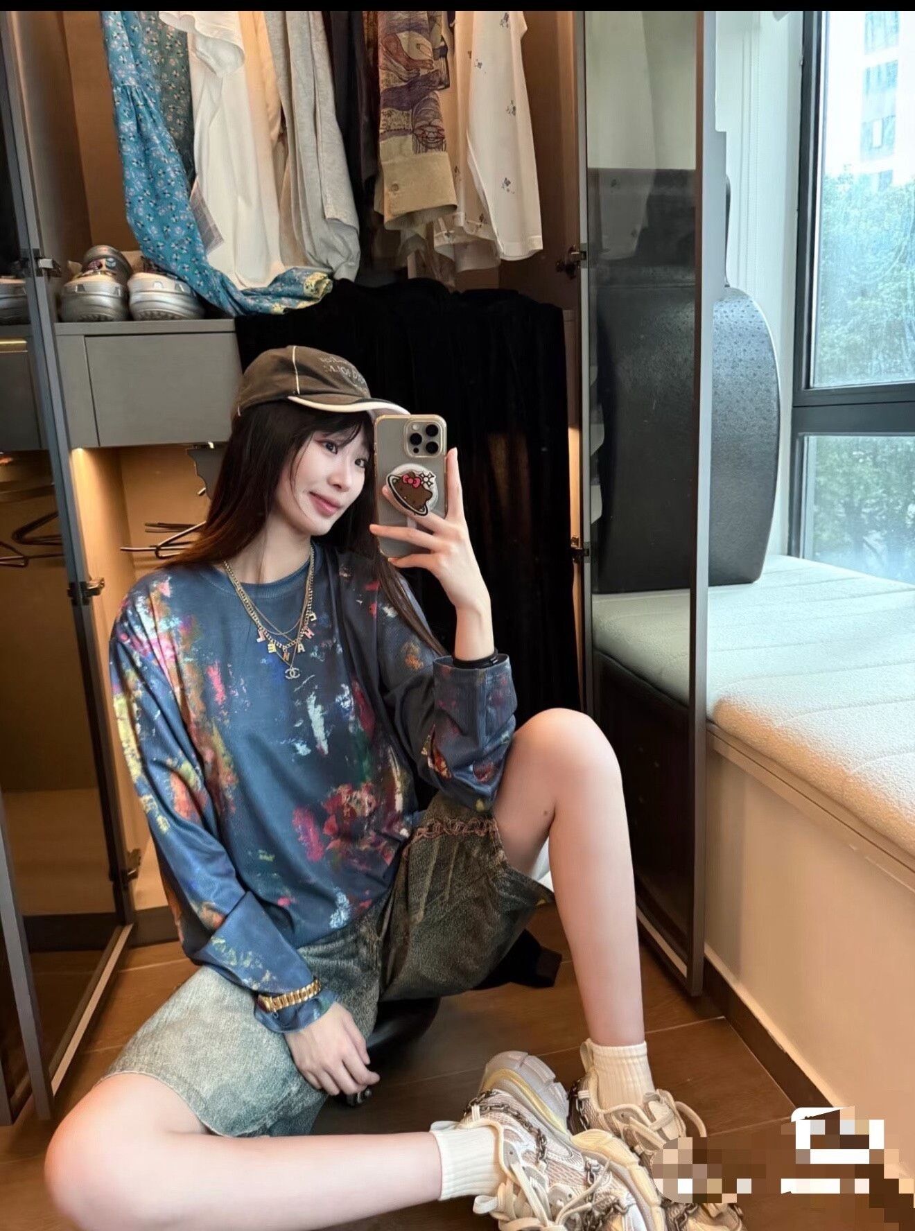 Acne Studios Acne Studios Tie-Dye Oversized Long Sleeve Size US S / EU 44-46 / 1 - 5 Thumbnail