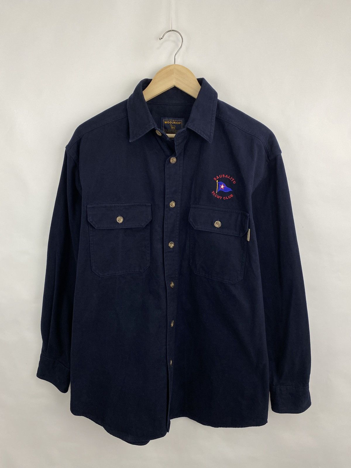 Woolrich Woolen Mills Y2K Woolrich Sausalito Yacht Club Overshit Jacket Rare Retro Size US M / EU 48-50 / 2 - 3 Thumbnail