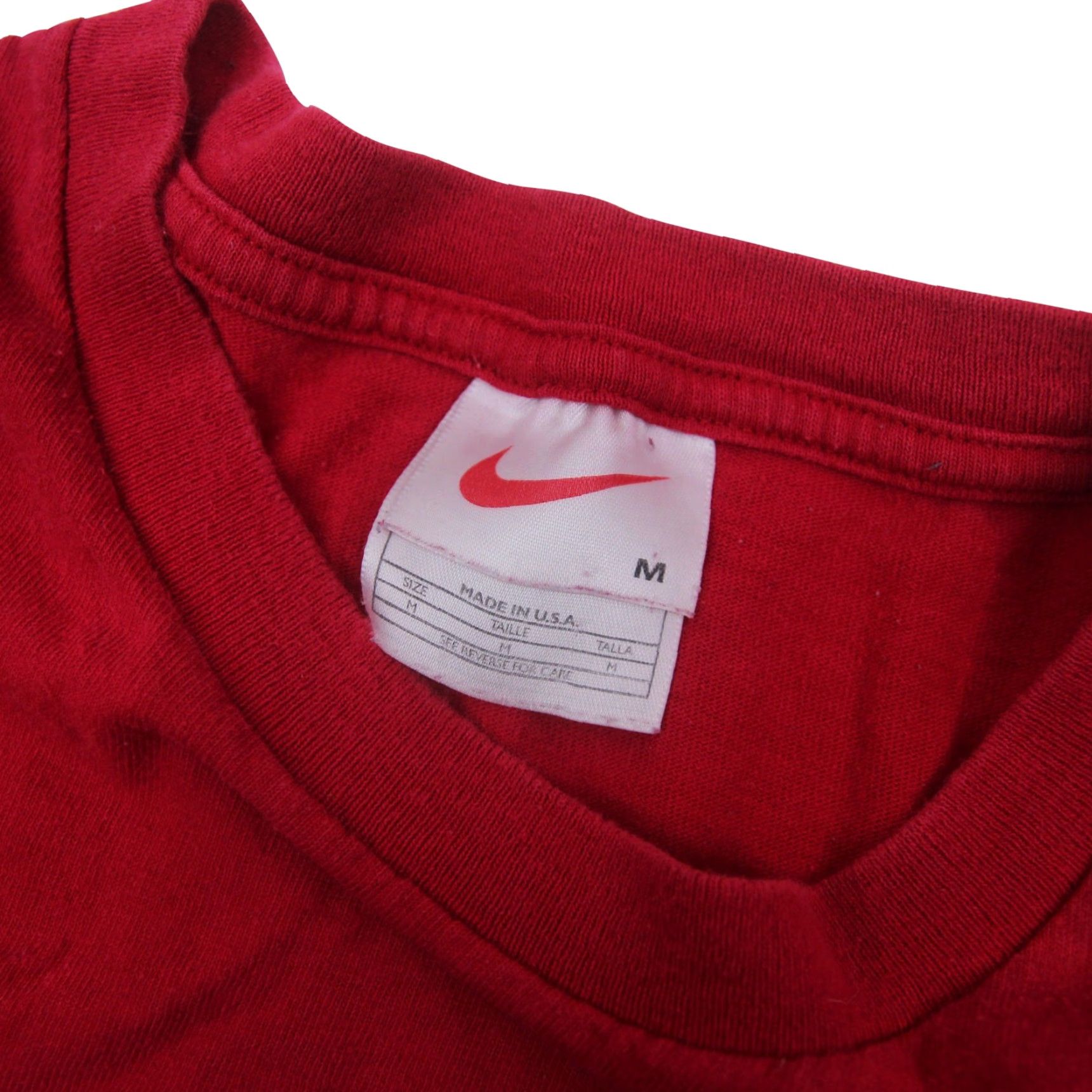 Nike VINTAGE Nike Men's T-Shirt Red M Classic Swoosh Shirt Mens Limited 90s Size US M / EU 48-50 / 2 - 4 Thumbnail