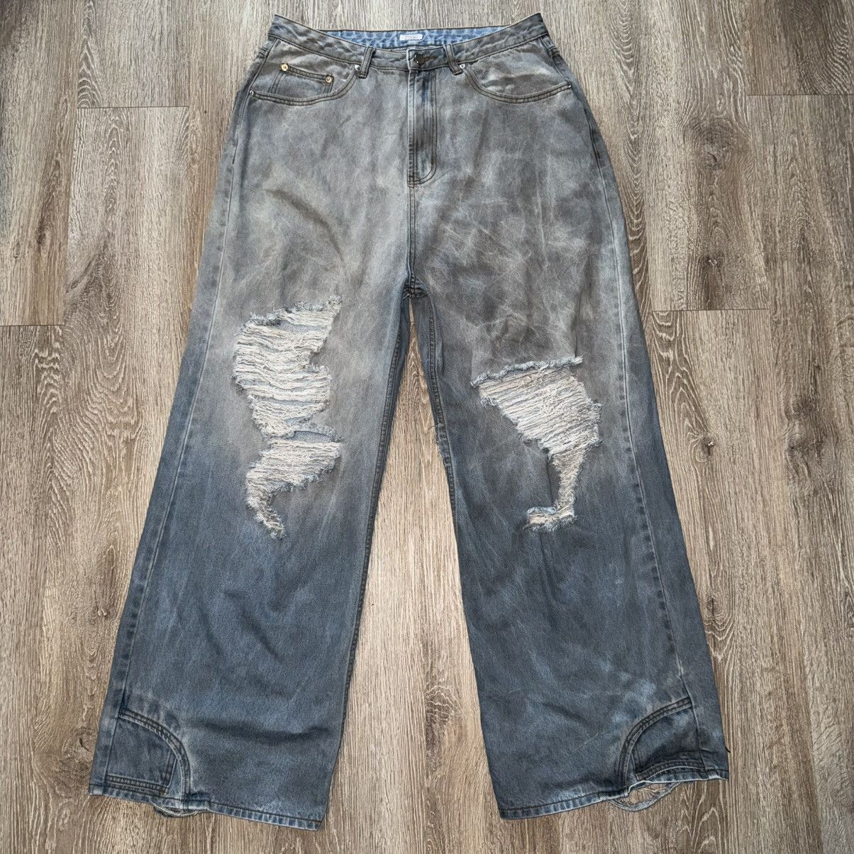 Other Profit Minded "FOW DIRTY WASH DENIM" Size US 34 / EU 50 - 1 Thumbnail