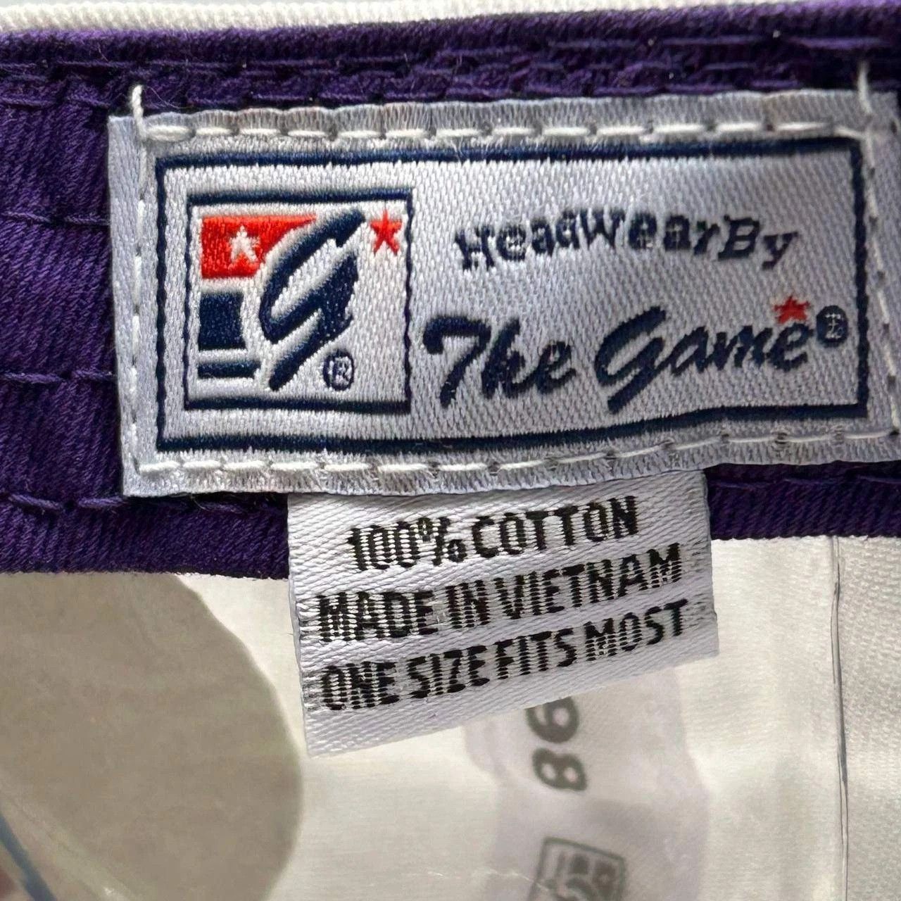 The Game Vintage East Carolina Pirates Hat NCAA Snap Back Cap Cotton Size ONE SIZE - 3 Thumbnail