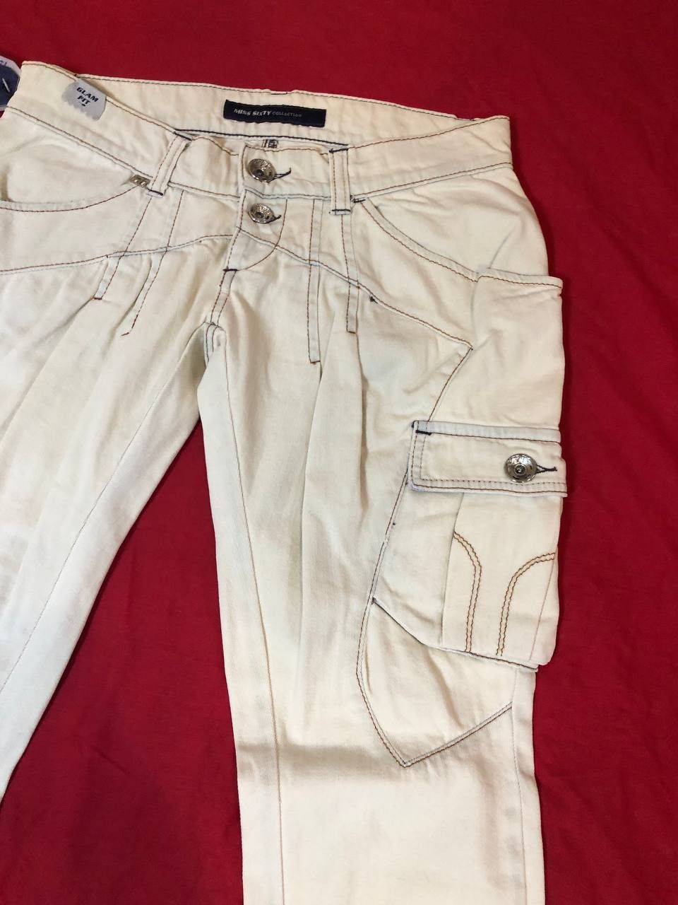 Miss Sixty Vintage Miss Sixty Y2K Grunge Punk Low Rise Denim jeans Size 28" / US 6 / IT 42 - 17 Thumbnail