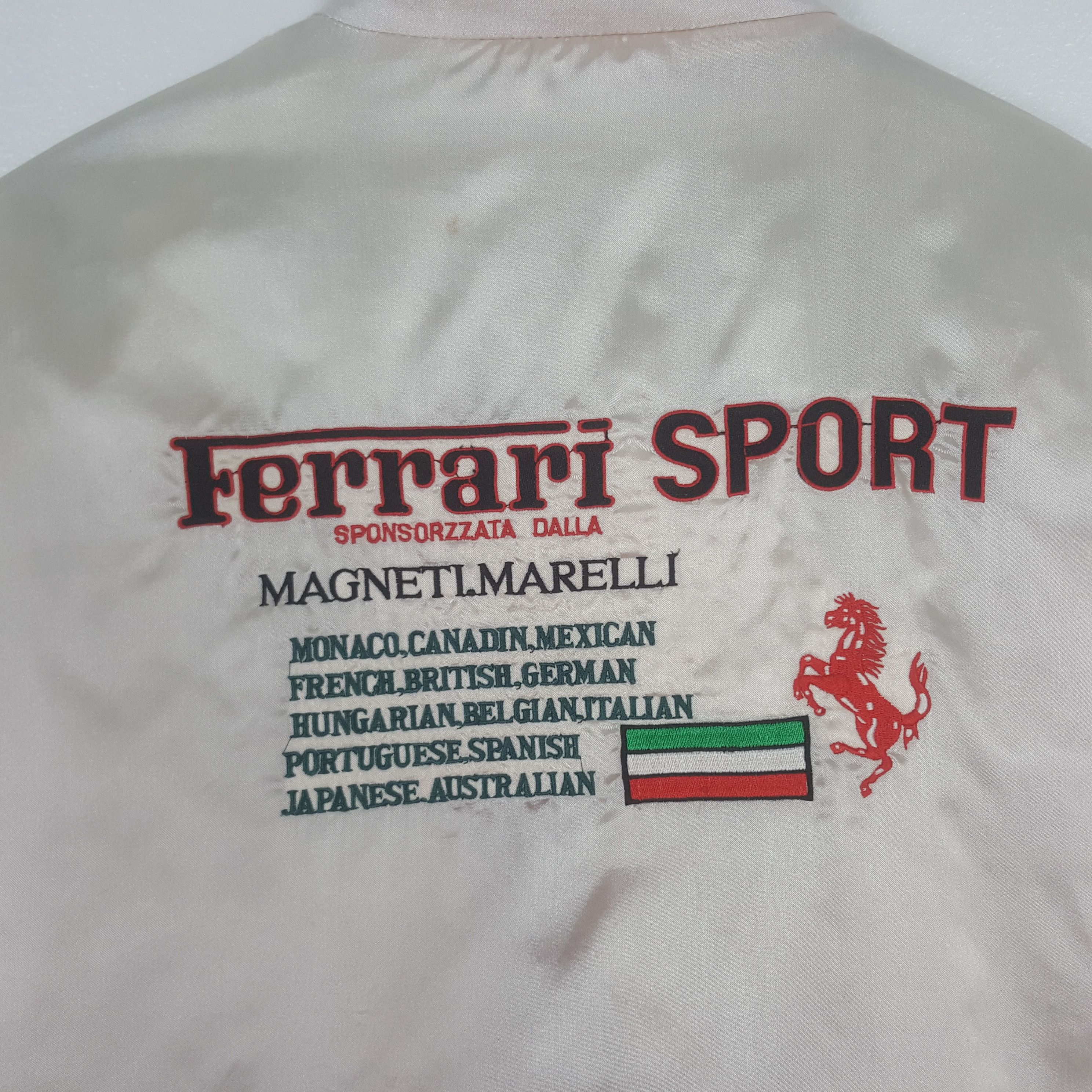 Ferrari Vintage Ferrari Magneli Marelli Sport Bomber Jacket Size US M / EU 48-50 / 2 - 2 Thumbnail