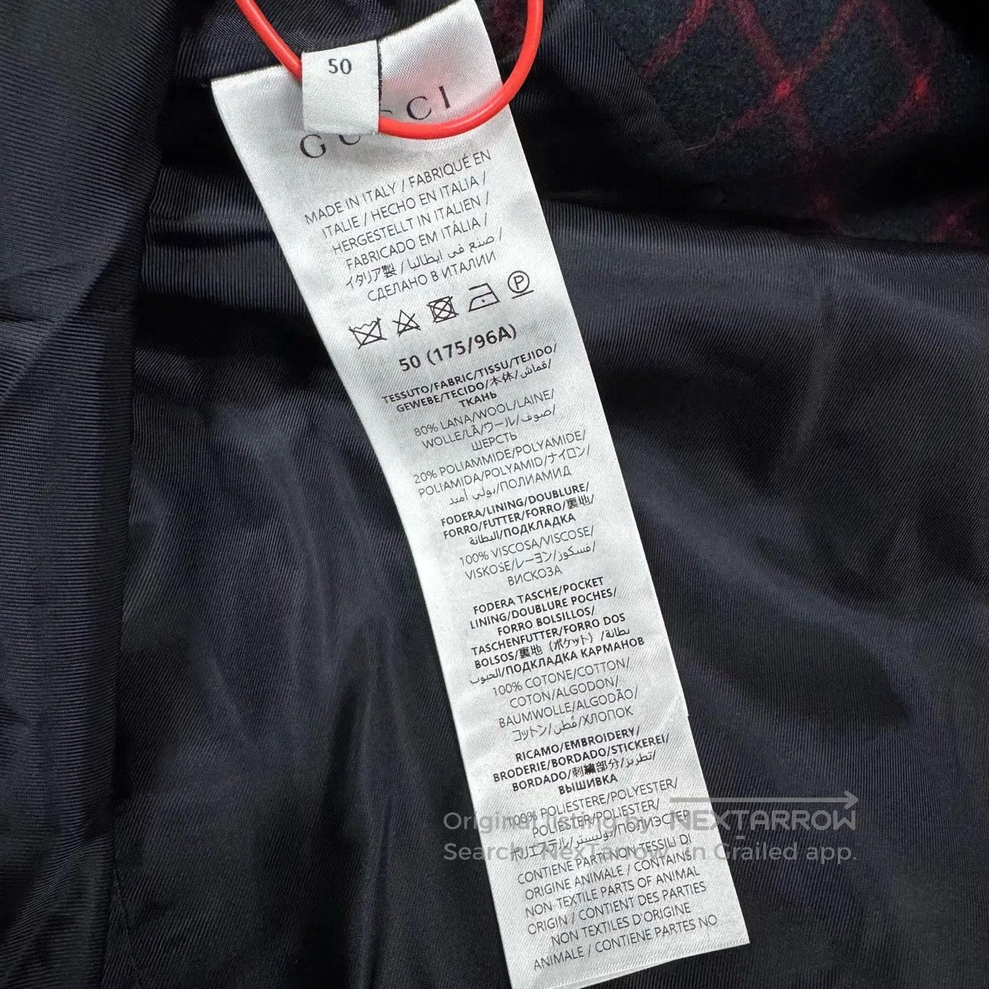 Gucci Gucci Plaid Logo Wool Blazer. Size US M / EU 48-50 / 2 - 7 Thumbnail