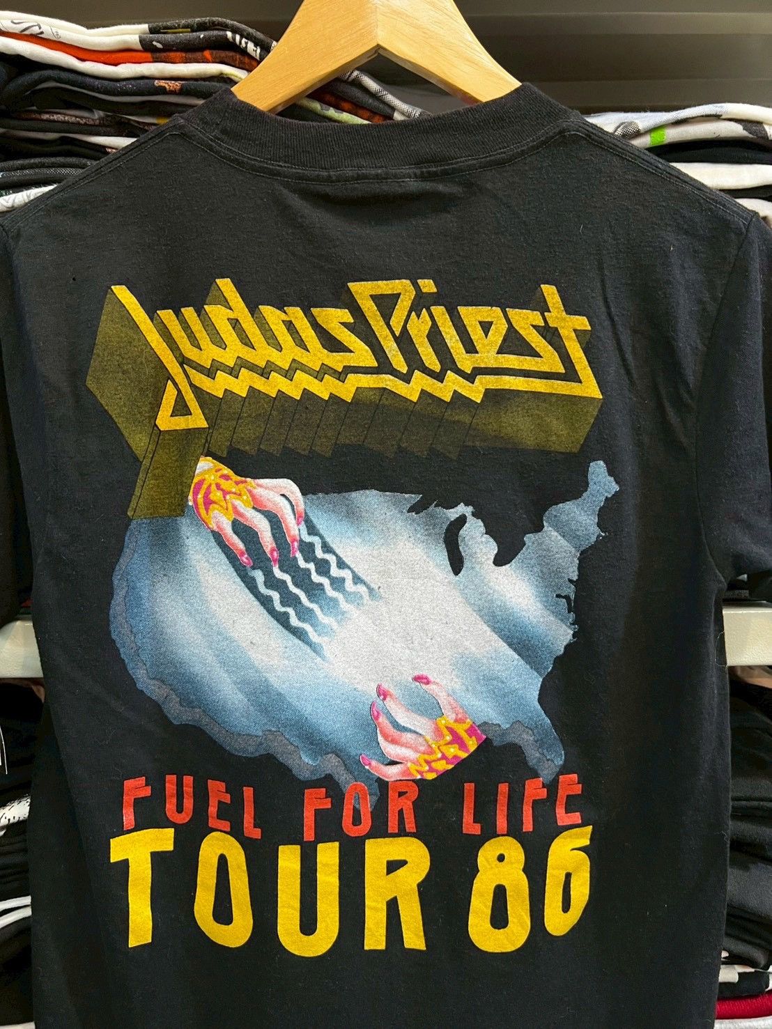 Band Tees Judas Priest 1986’s Size US M / EU 48-50 / 2 - 8 Thumbnail