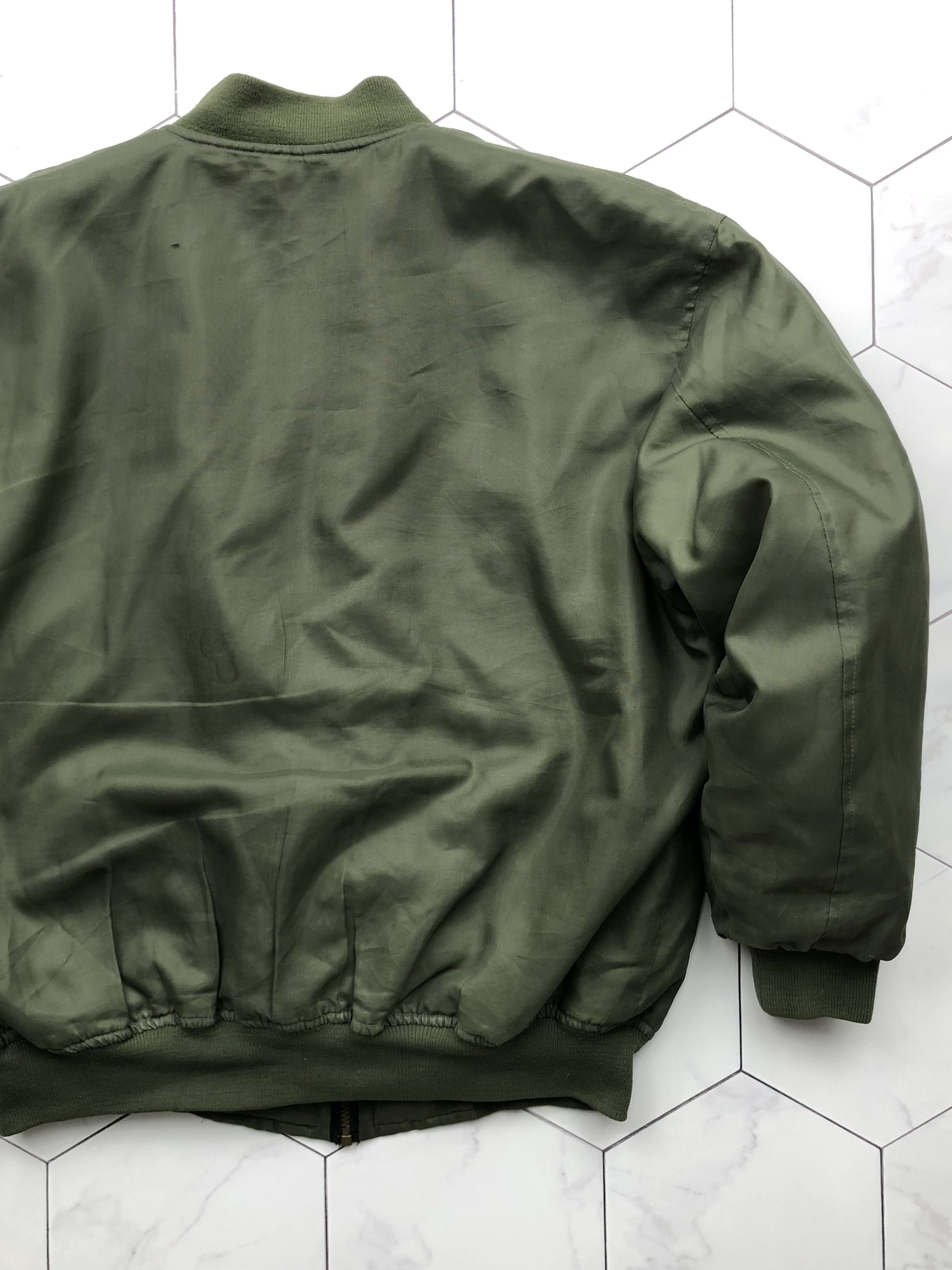 Veste Bomber MA-1 Vintage Boston College - Taille M - Fabriquée En Italie - Style US Rétro