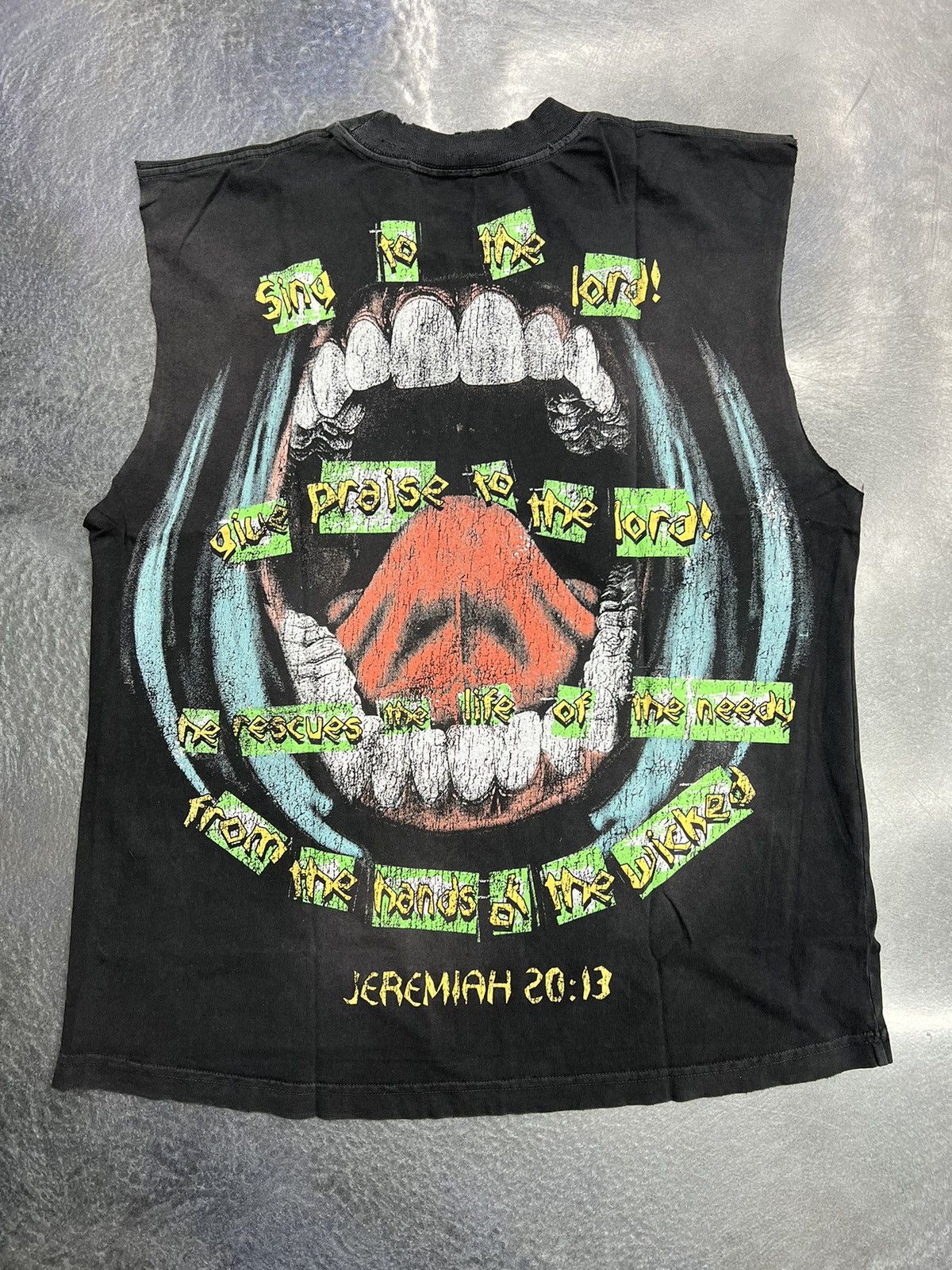 HELLSTAR Hellstar Worship Hands Sleeveless T-Shirt Size US M / EU 48-50 / 2 - 7 Thumbnail