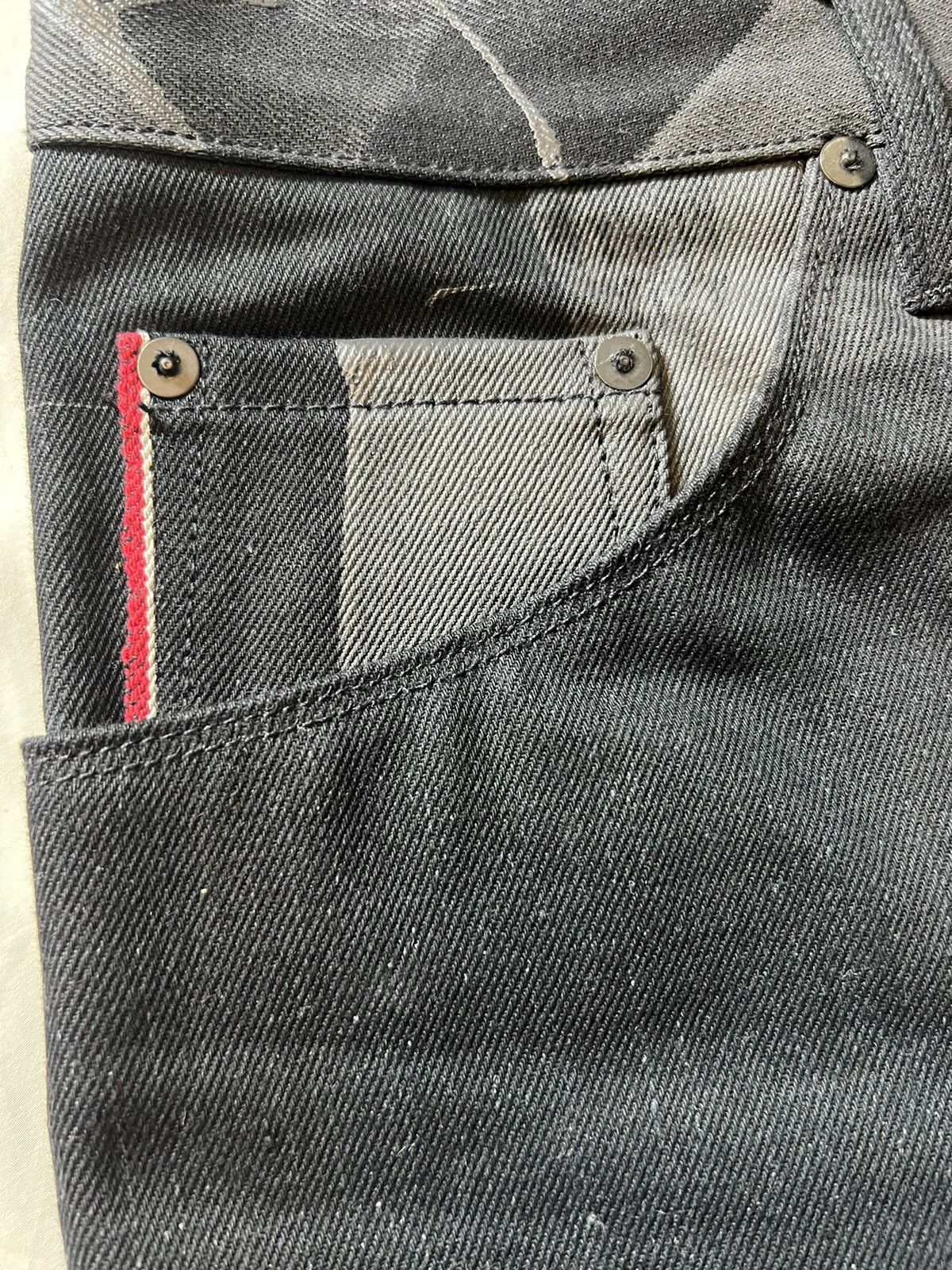 Raleigh Denim Raleigh Denim Workshop Hand Painted Rowan Jeans Size 34 Size US 34 / EU 50 - 13 Thumbnail