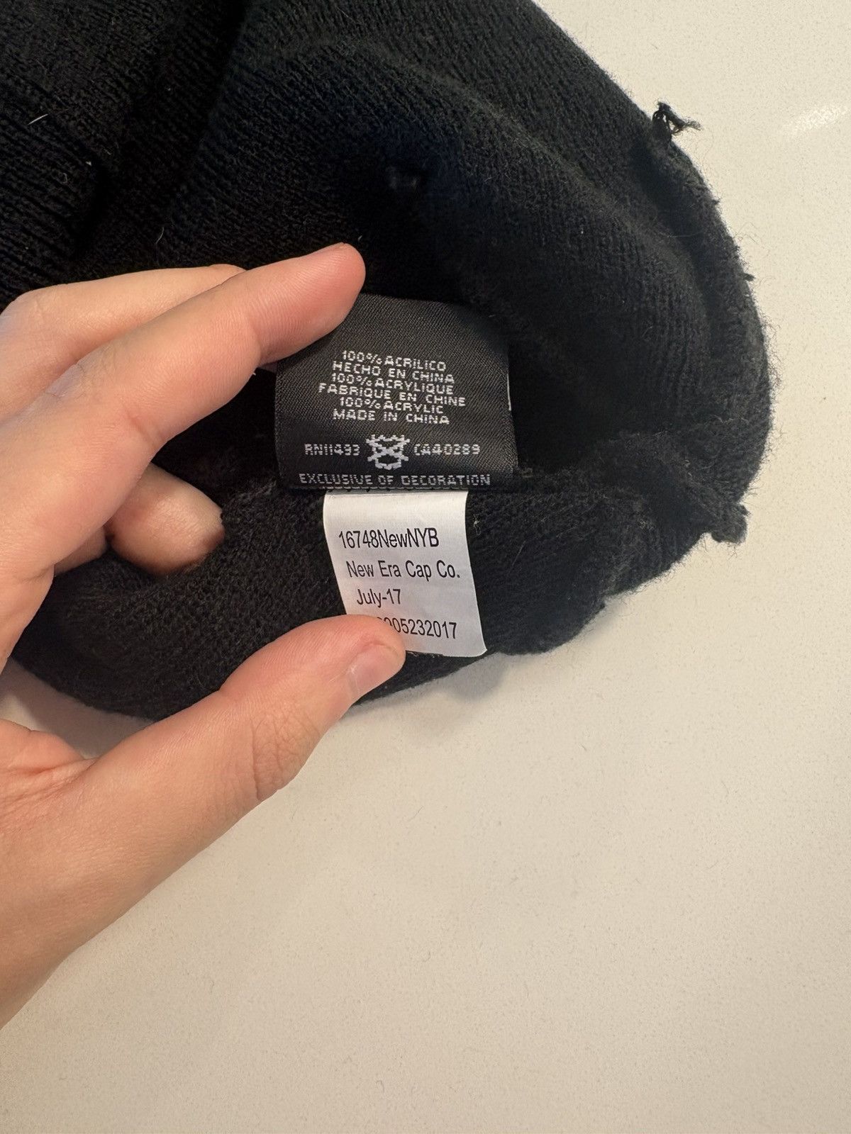 Supreme Supreme New Era Box Logo Beanie 'Black' FW17 Size ONE SIZE - 5 Thumbnail